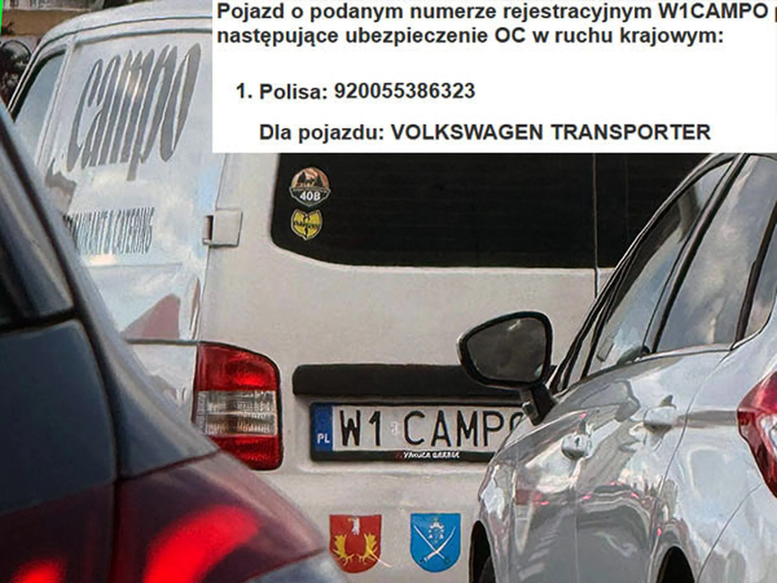 Fajny numer, blacha W1 CAMPO