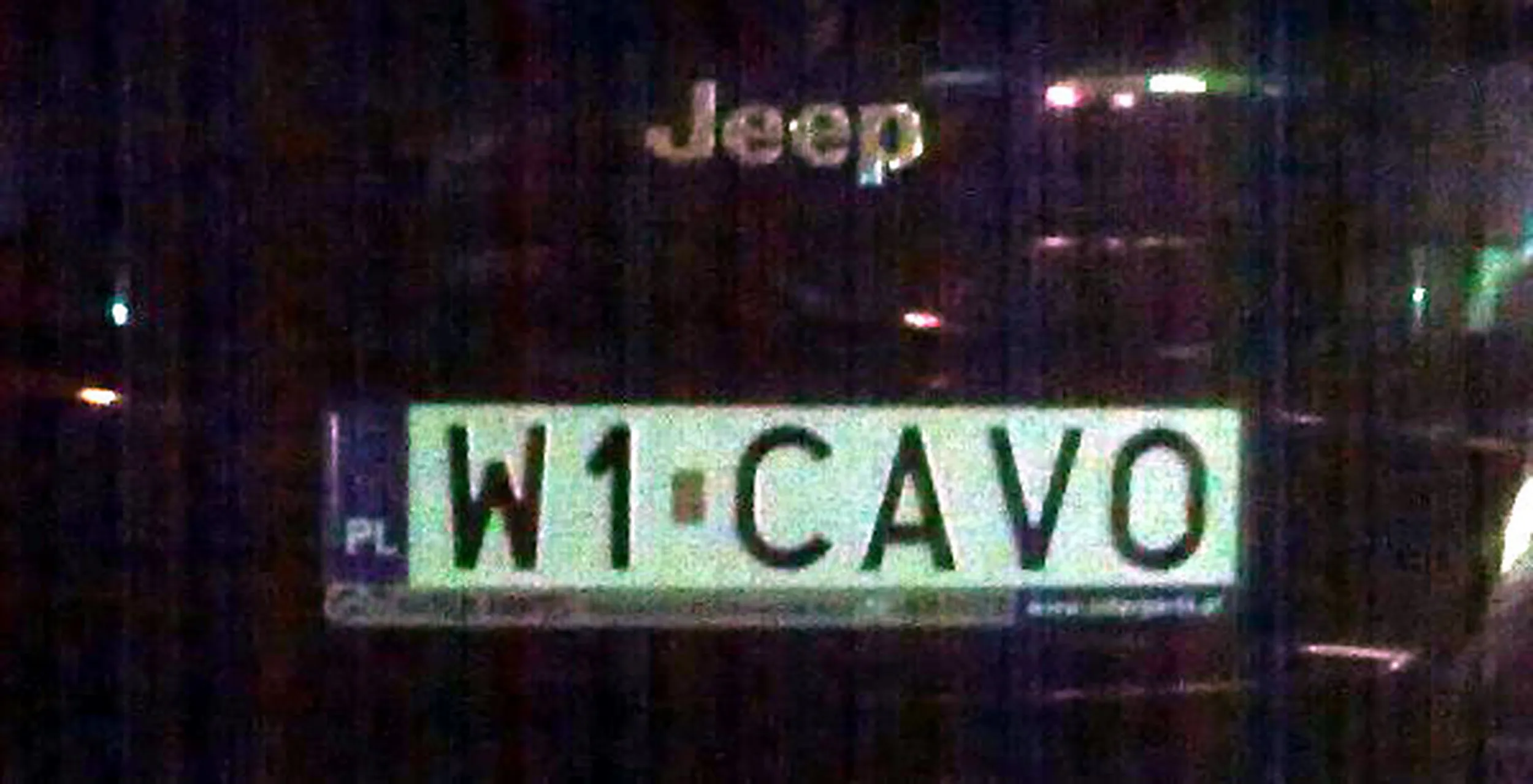 Fajny numer, blacha W1 CAVO