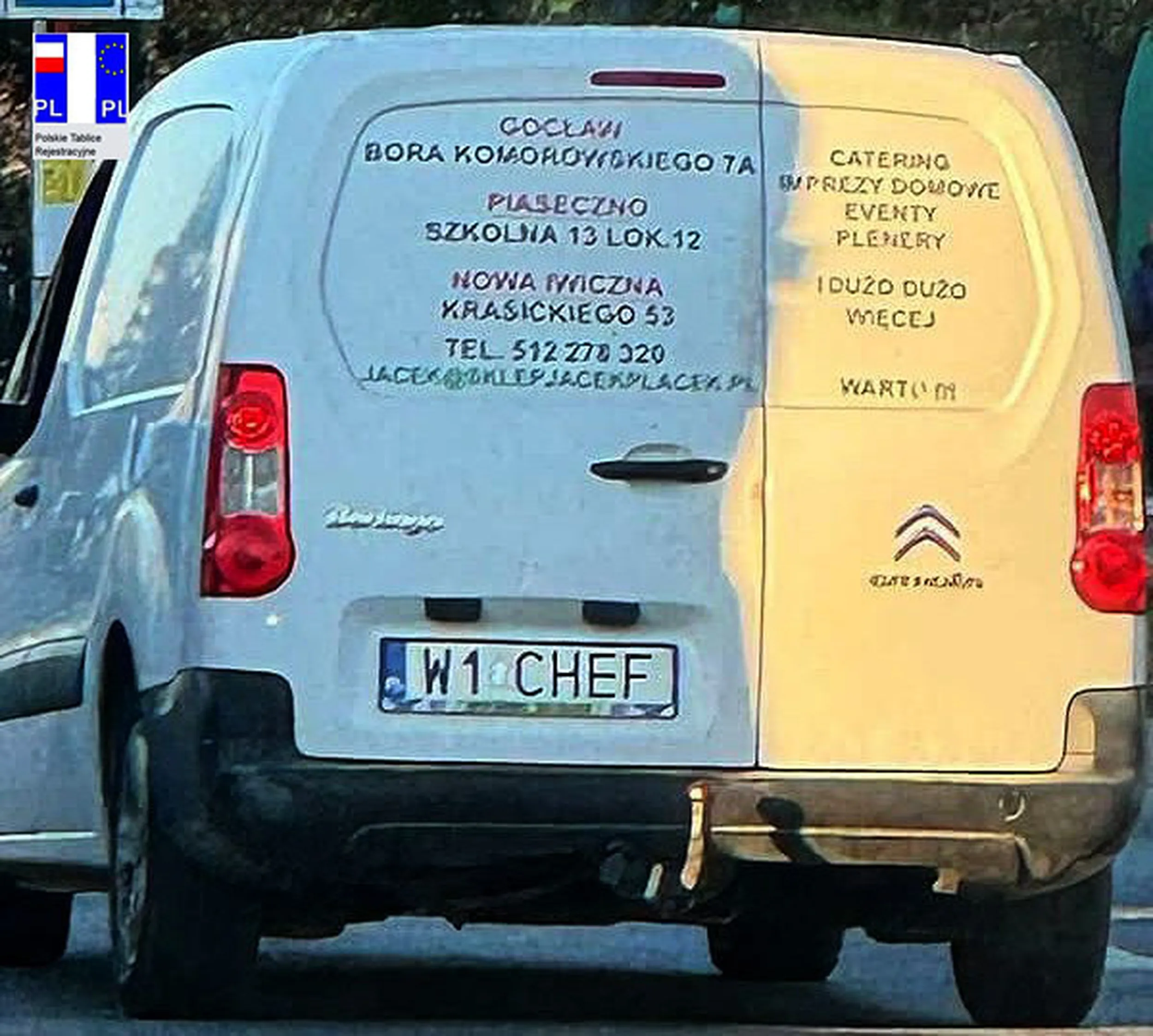 Fajny numer, blacha W1 CHEF