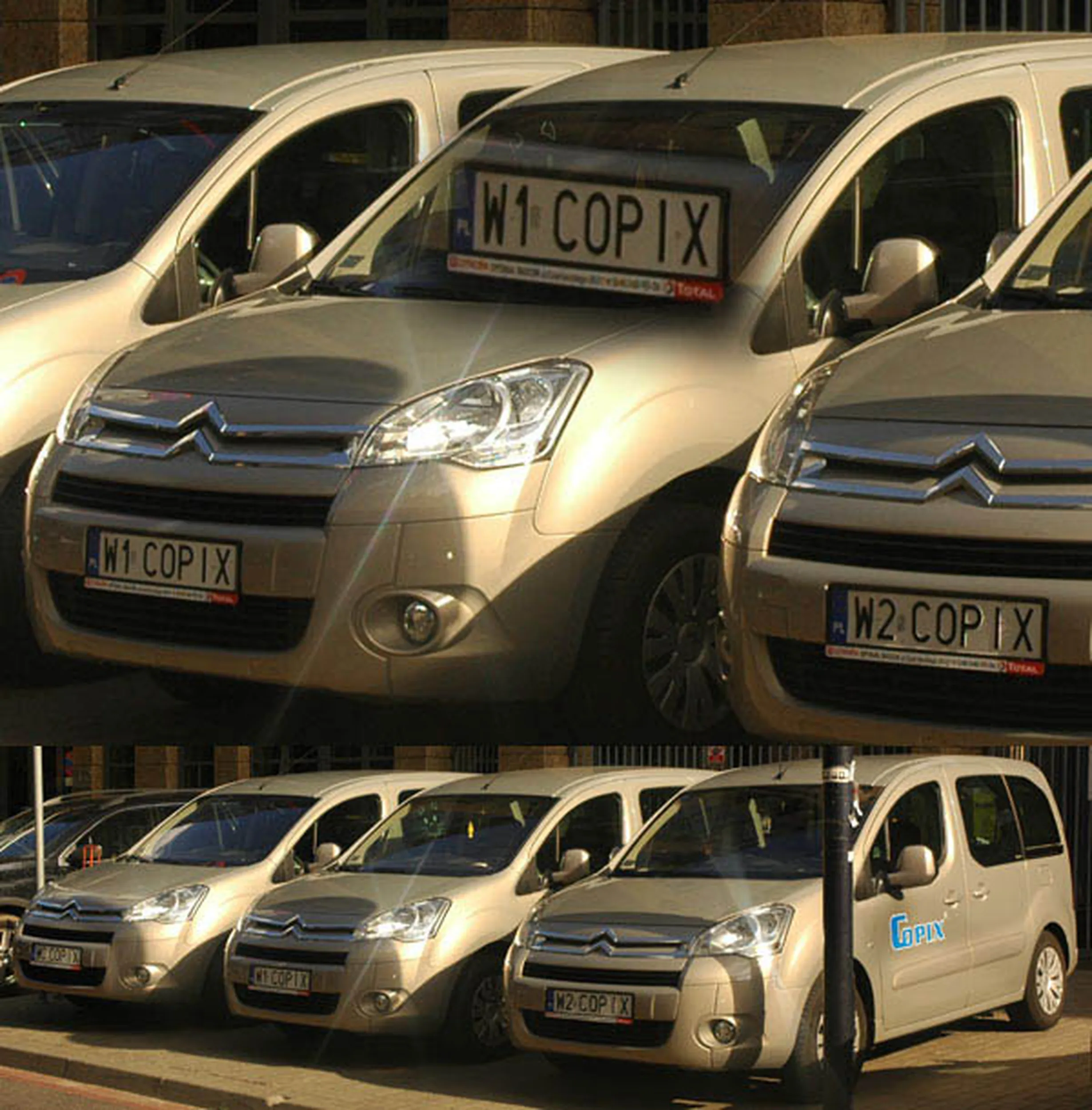 Fajny numer, blacha W1 COPIX