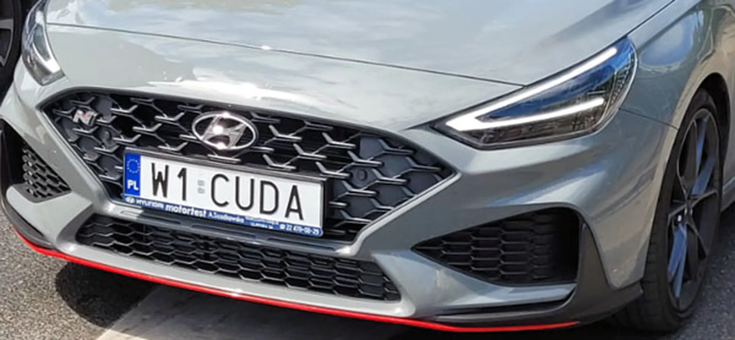 Fajny numer, blacha W1 CUDA