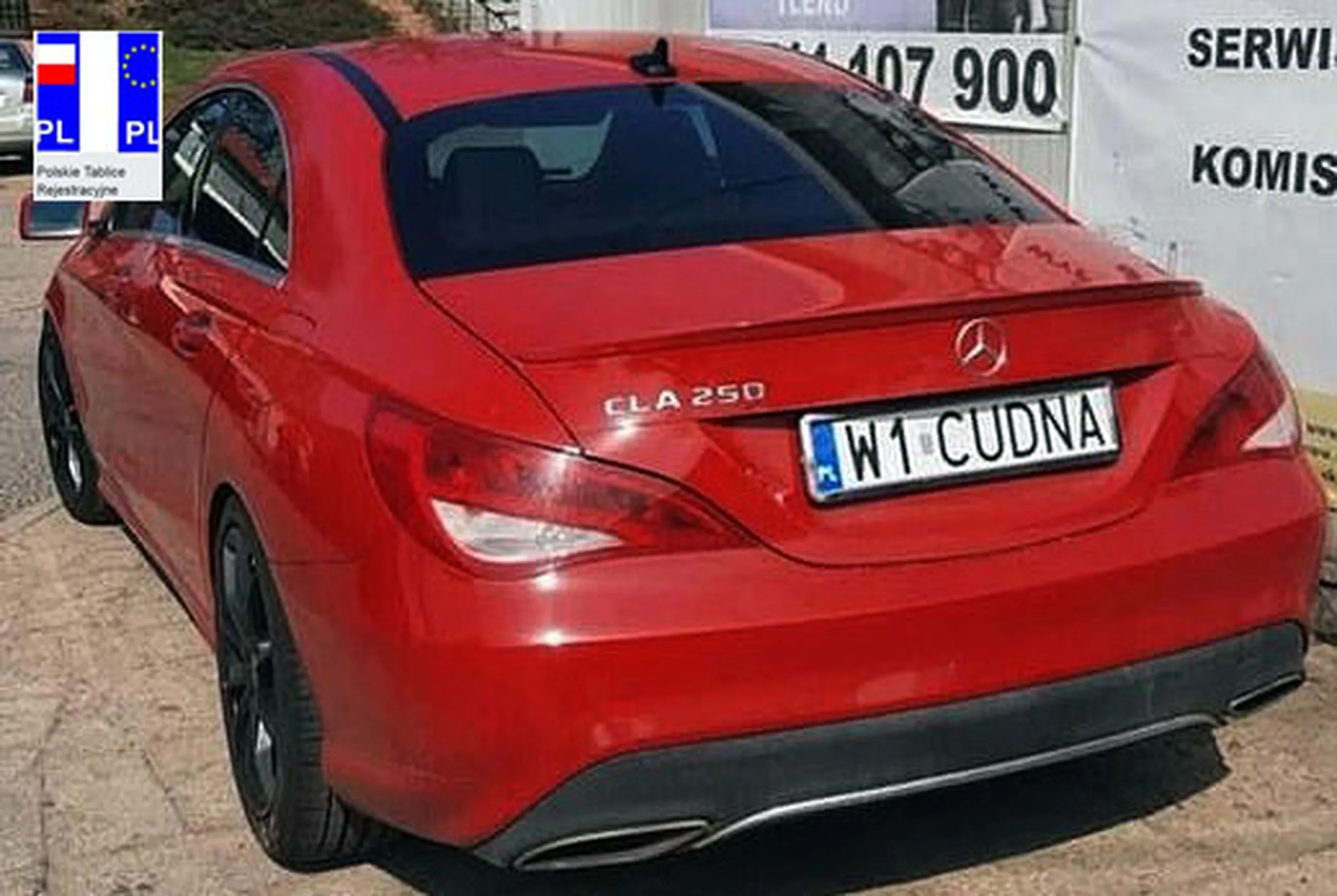 Fajny numer, blacha W1 CUDNA