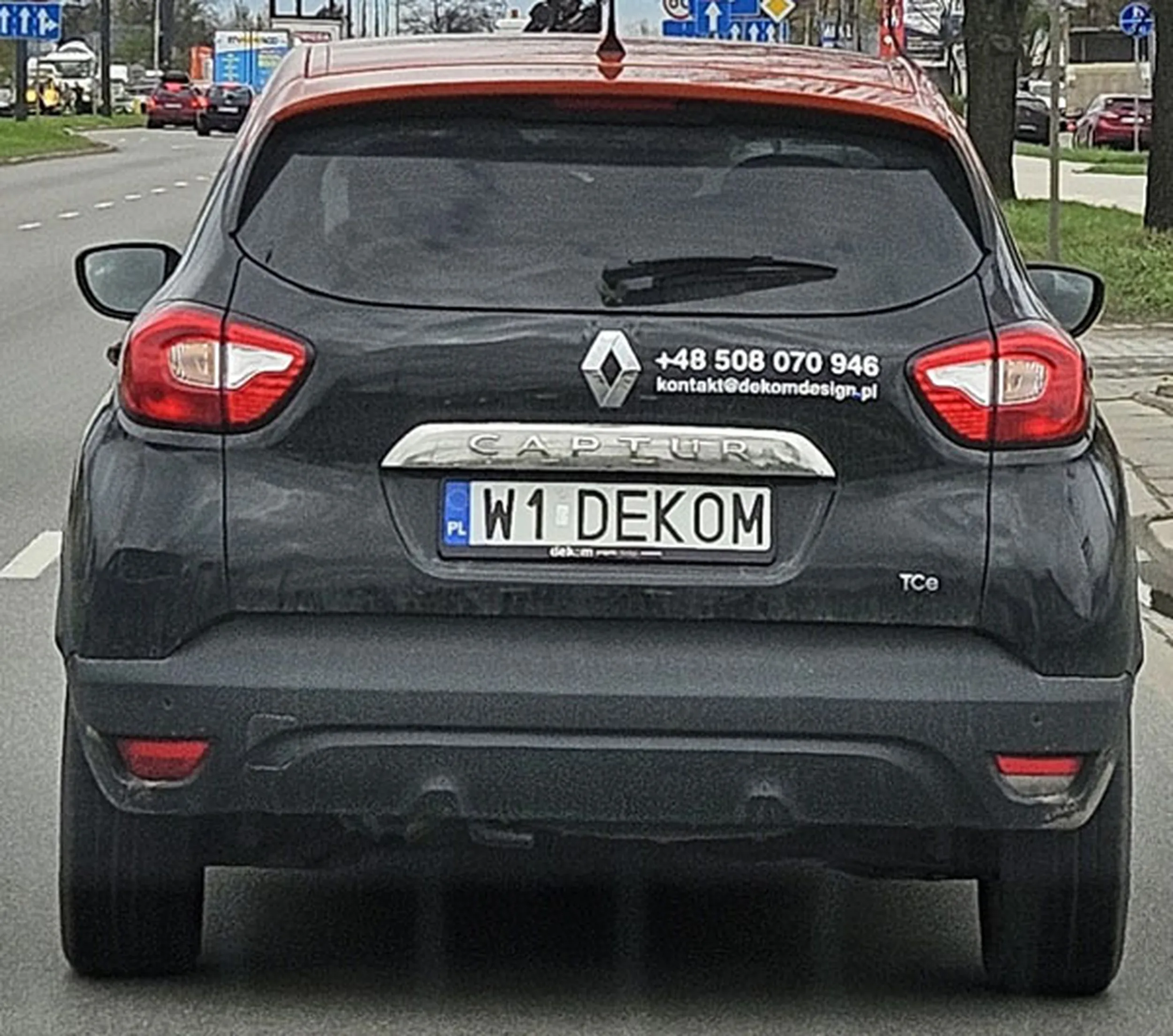 Fajny numer, blacha W1 DEKOM