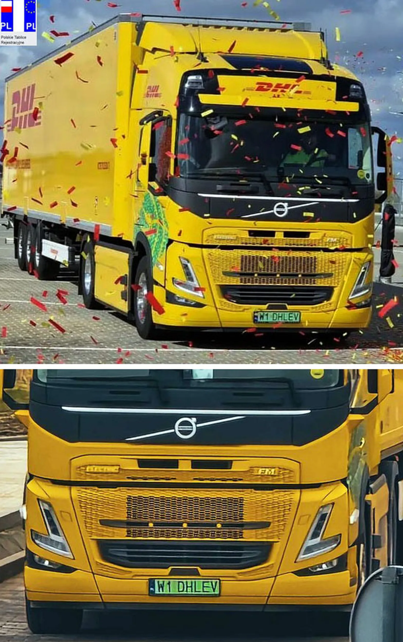 Fajny numer, blacha W1 DHLEV