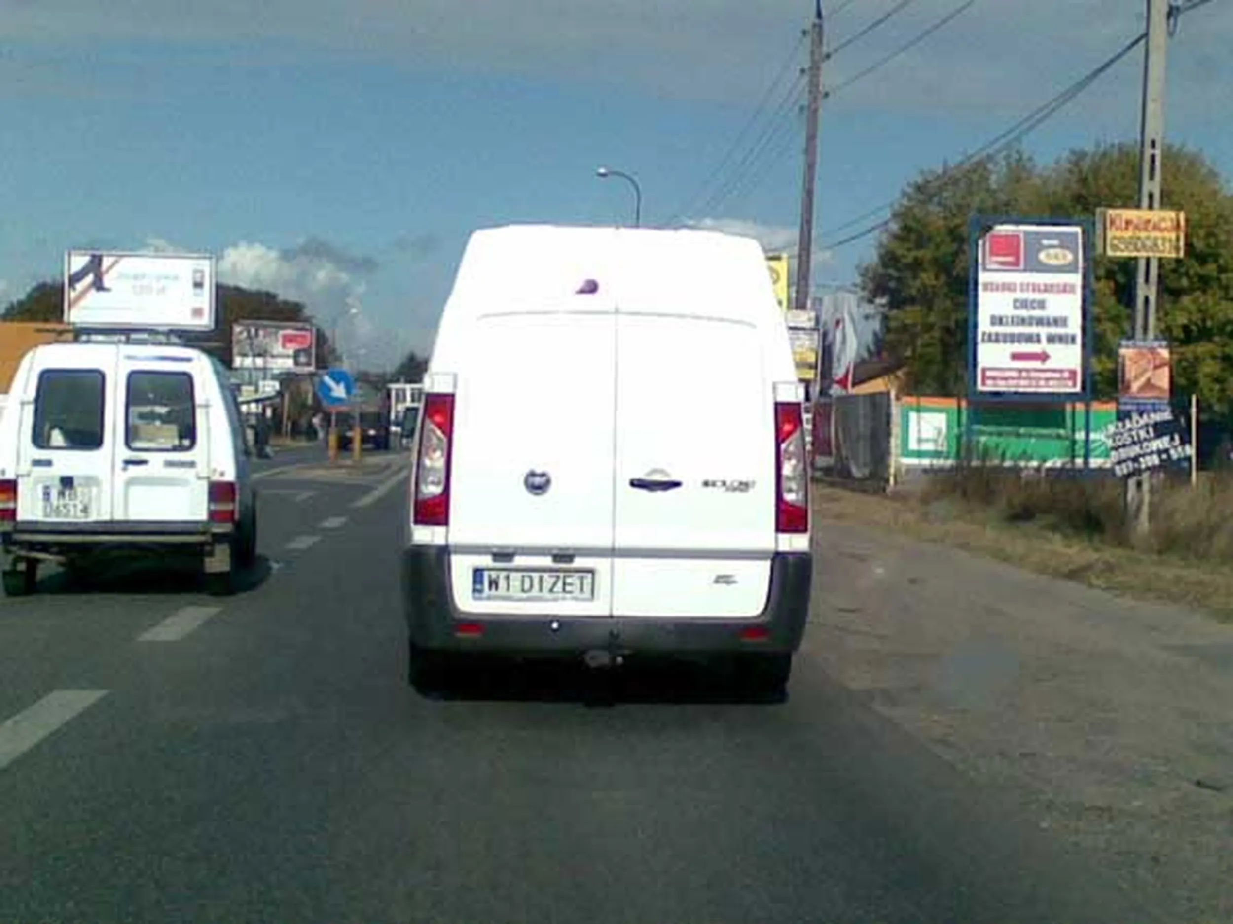 Fajny numer, blacha W1 DIZET