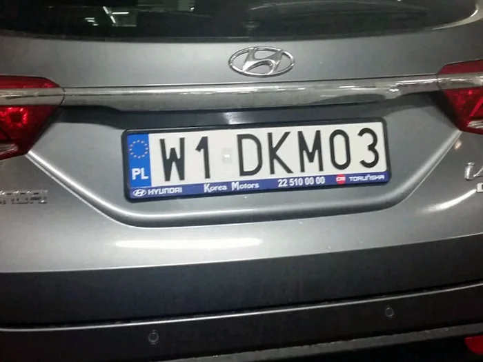 Fajny numer, blacha W1 DKM03