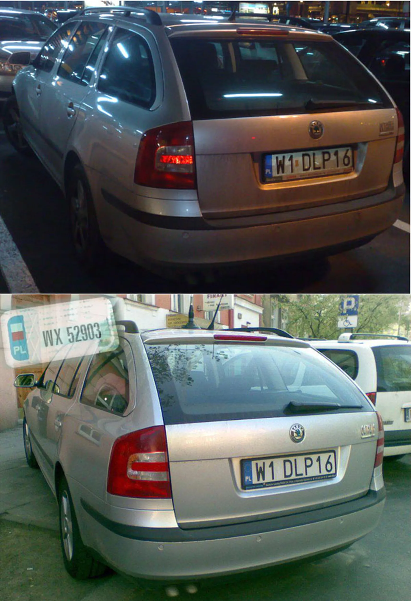 Fajny numer, blacha W1 DLP16