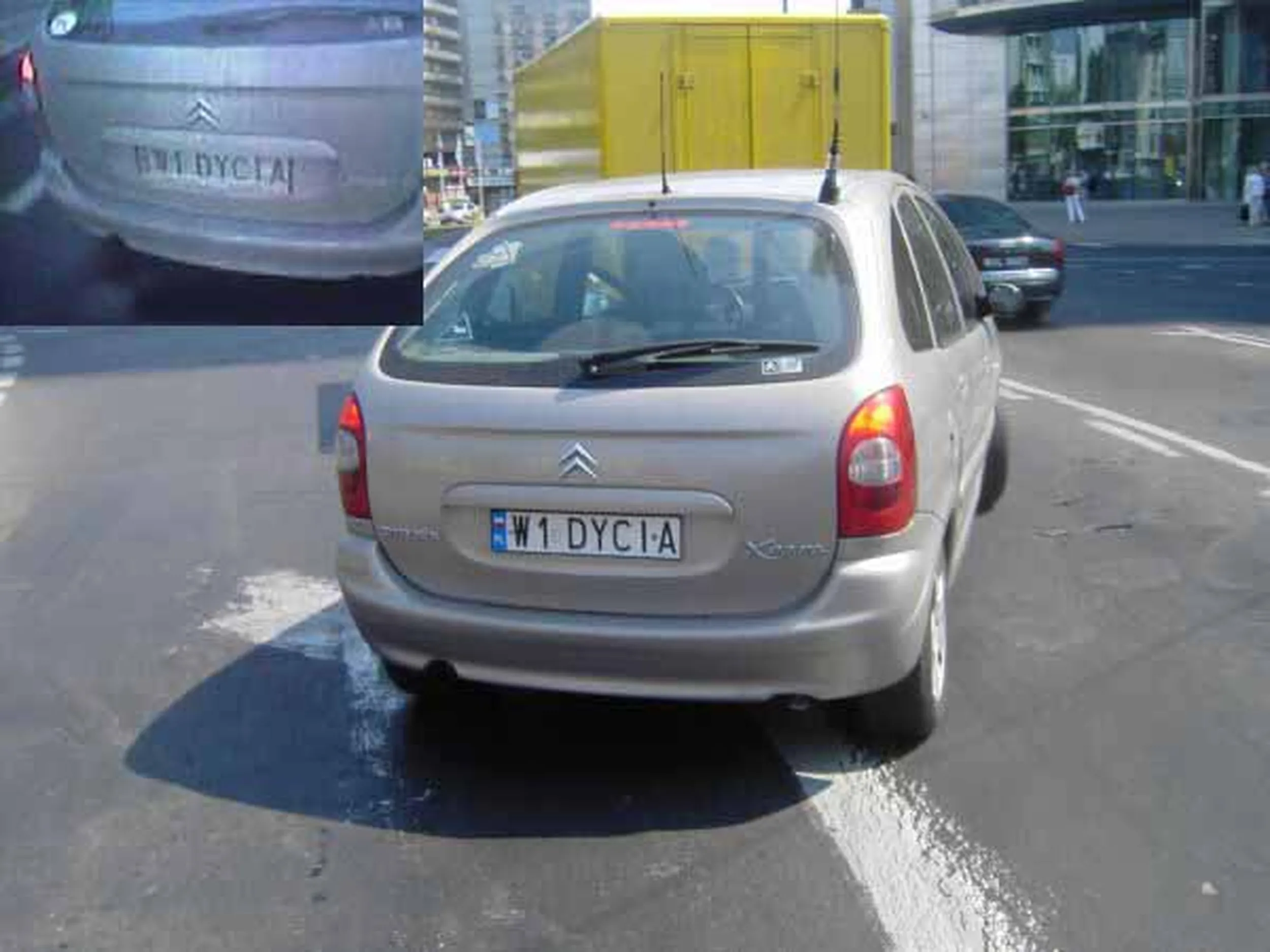 Fajny numer, blacha W1 DYCIA