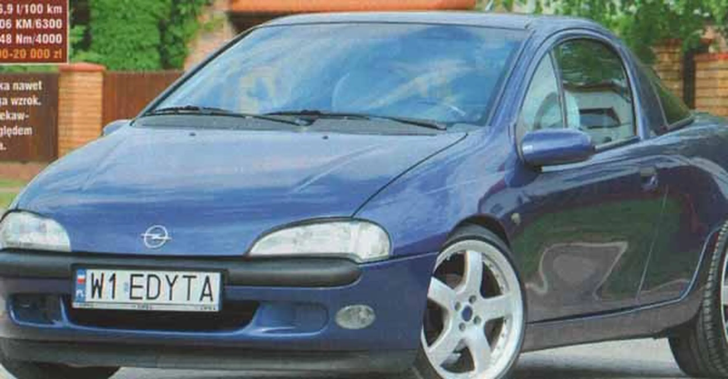 Fajny numer, blacha W1 EDYTA