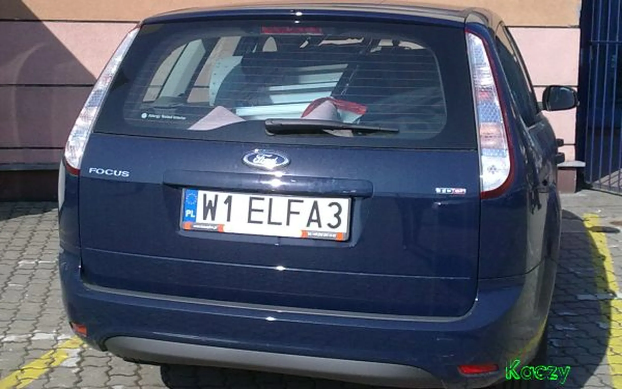 Fajny numer, blacha W1 ELFA3