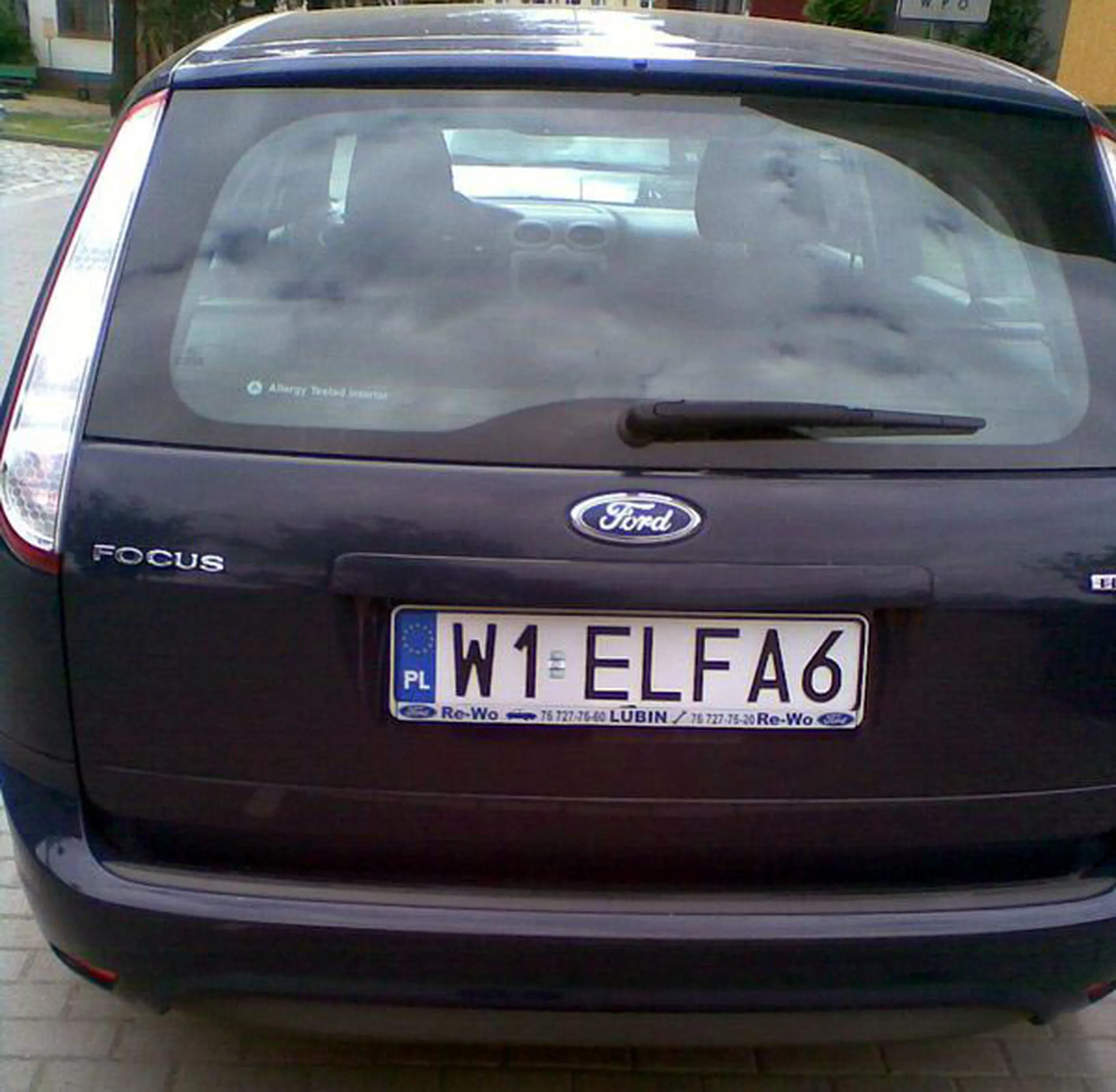 Fajny numer, blacha W1 ELFA6