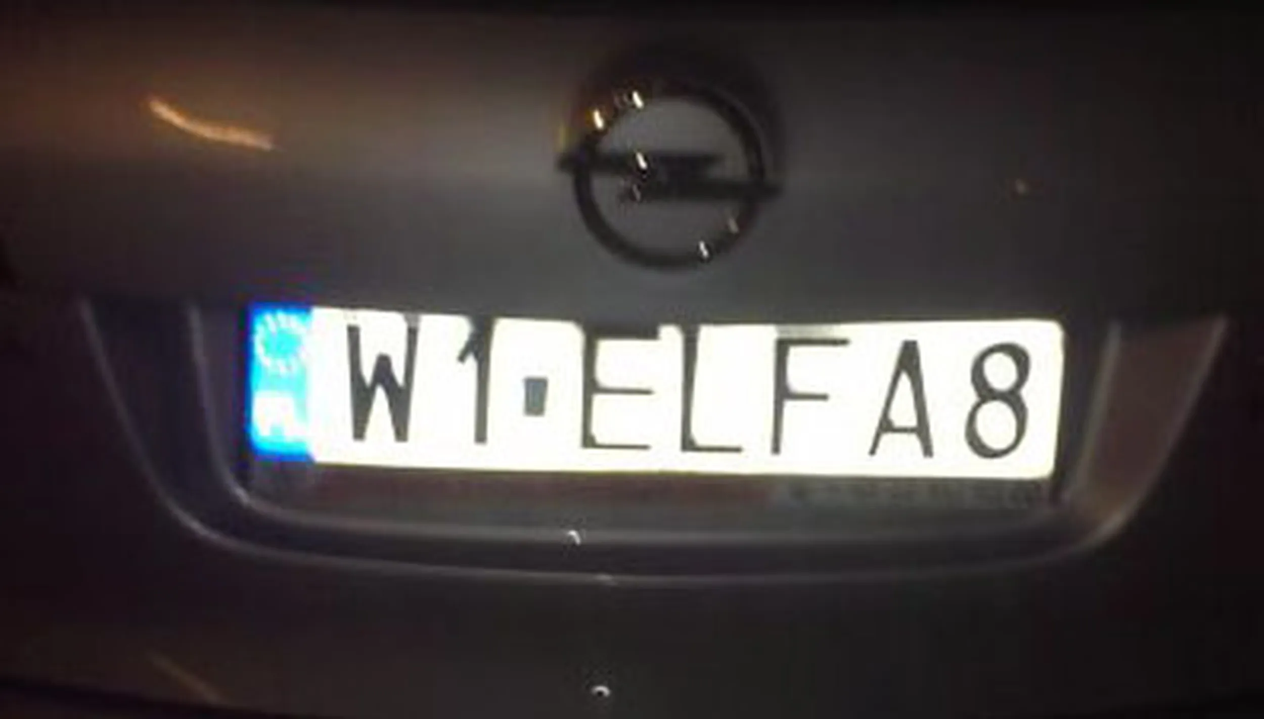 Fajny numer, blacha W1 ELFA8