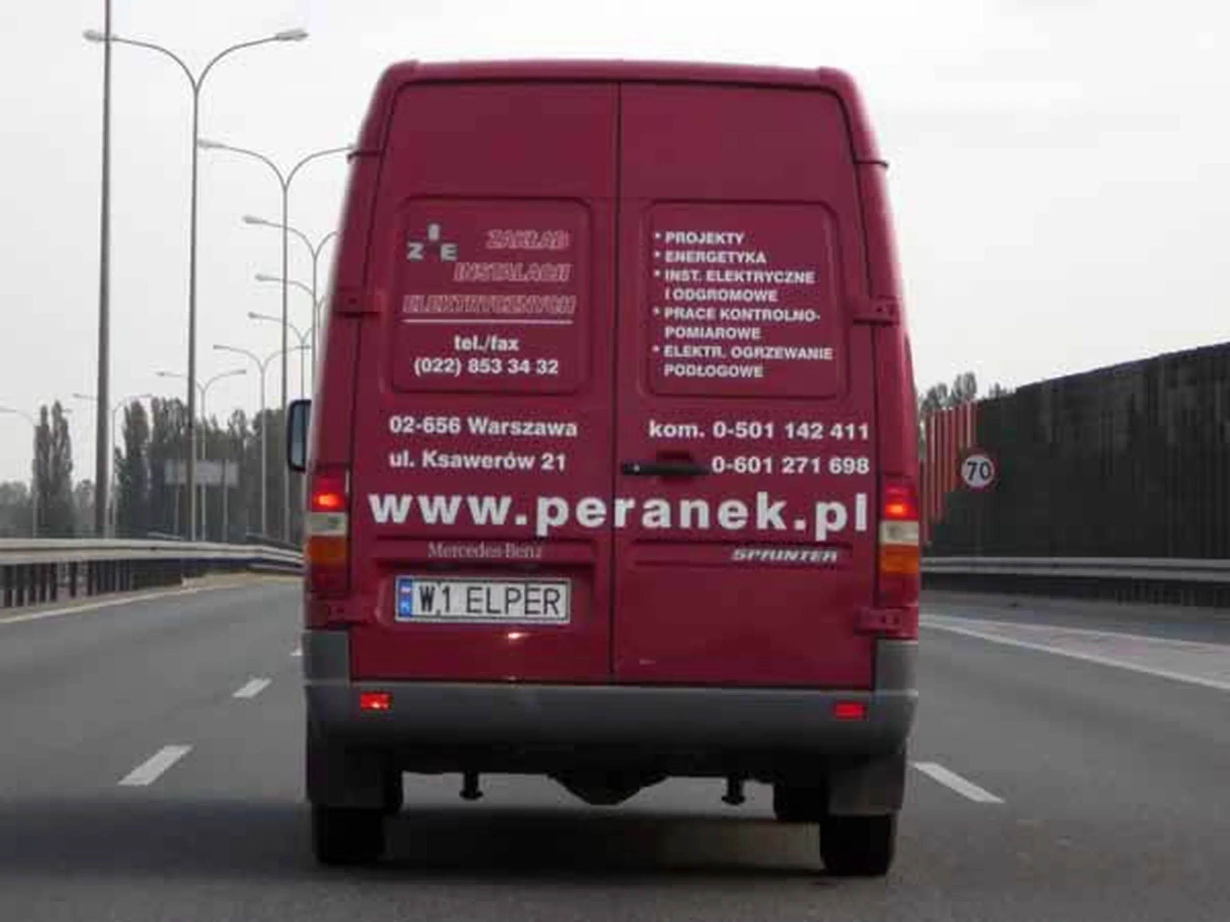 Fajny numer, blacha W1 ELPER