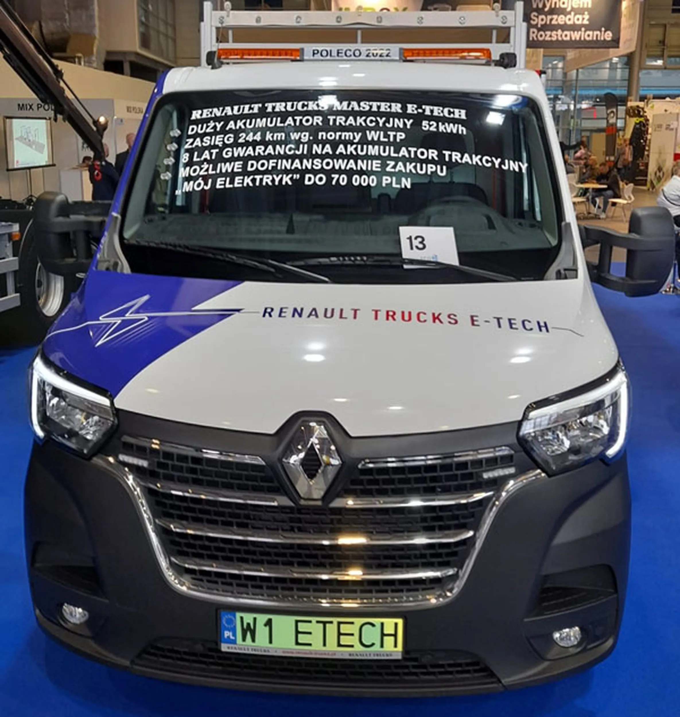 Fajny numer, blacha W1 ETECH