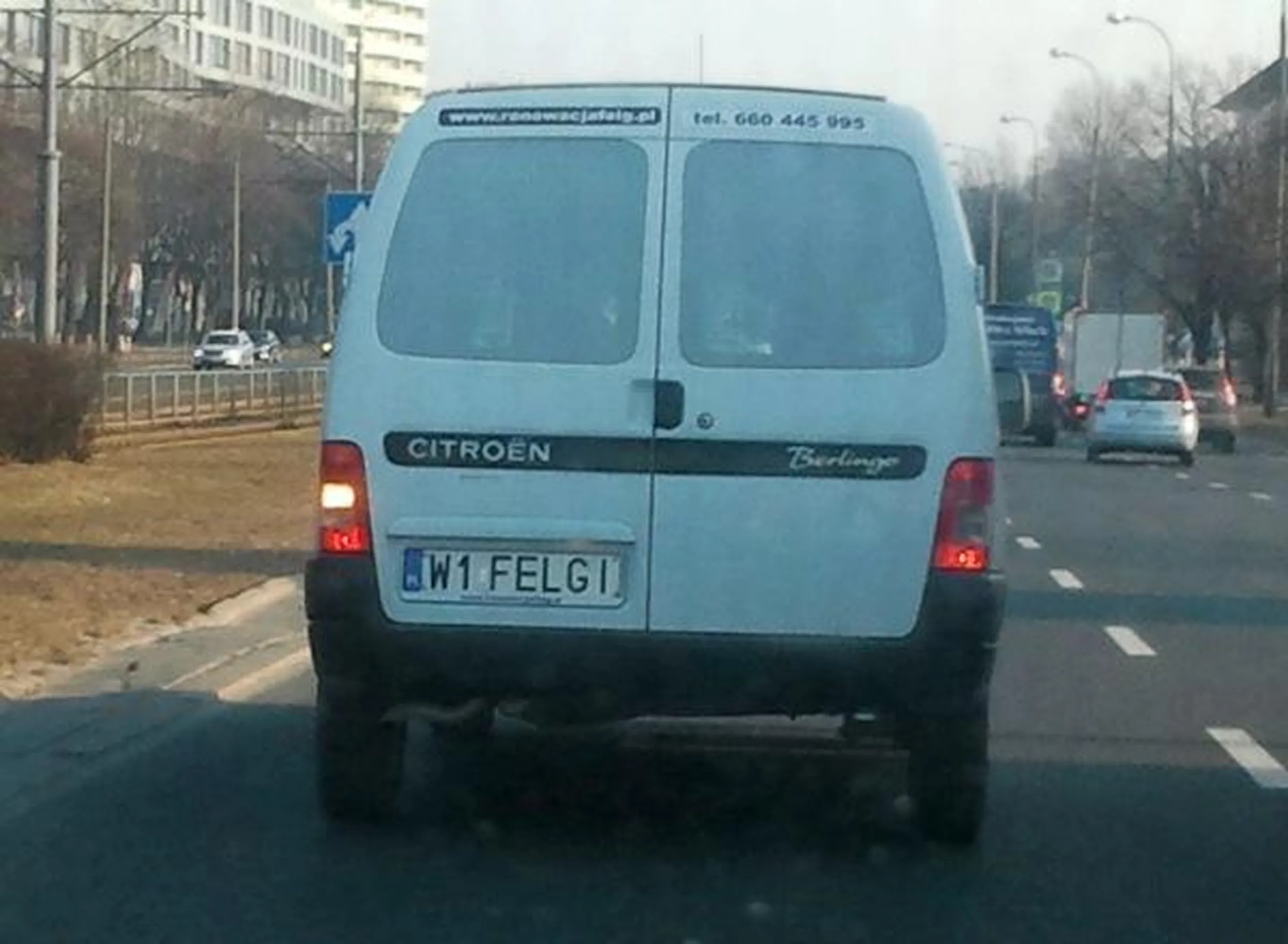 Fajny numer, blacha W1 FELGI