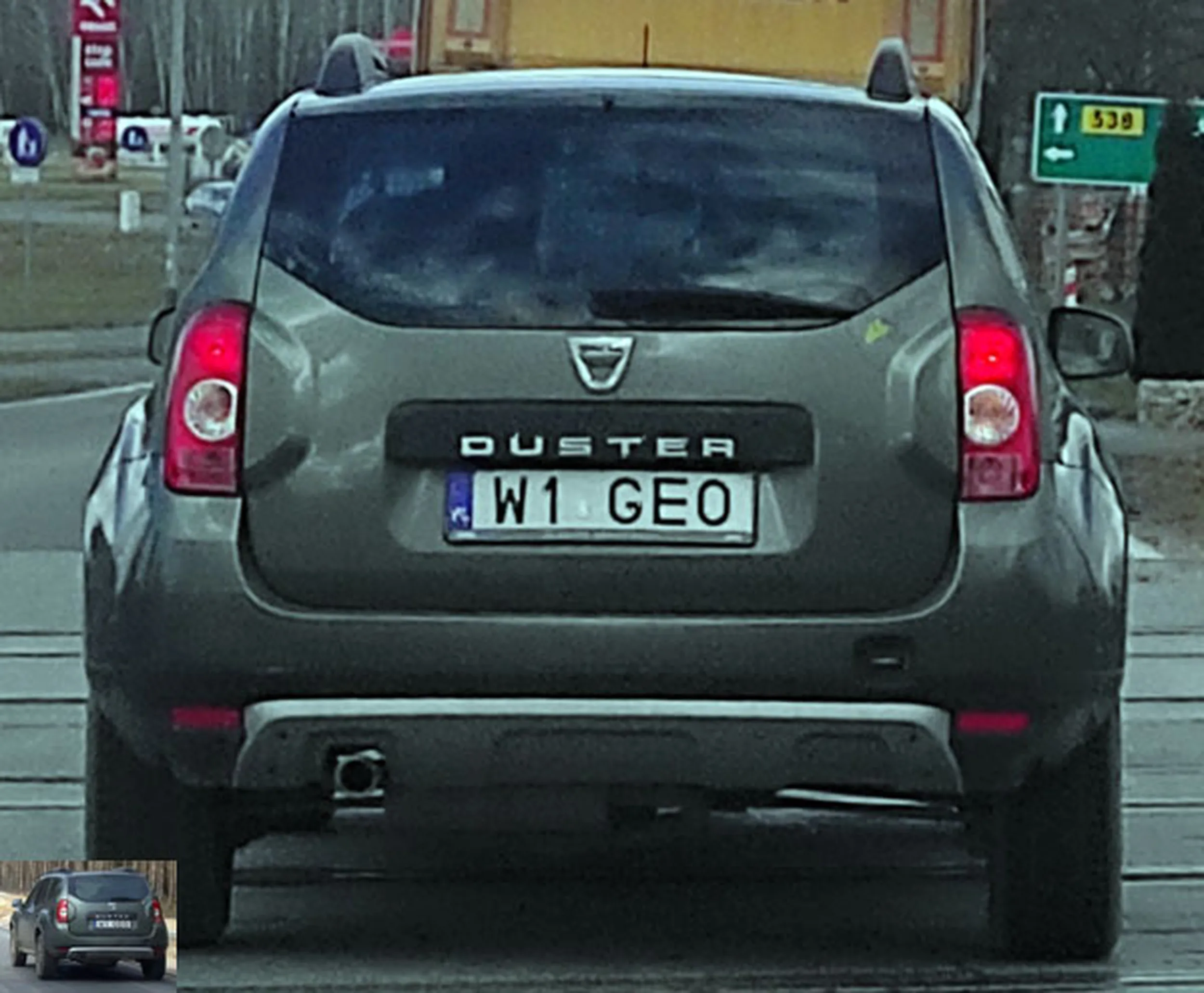 Fajny numer, blacha W1 GEO