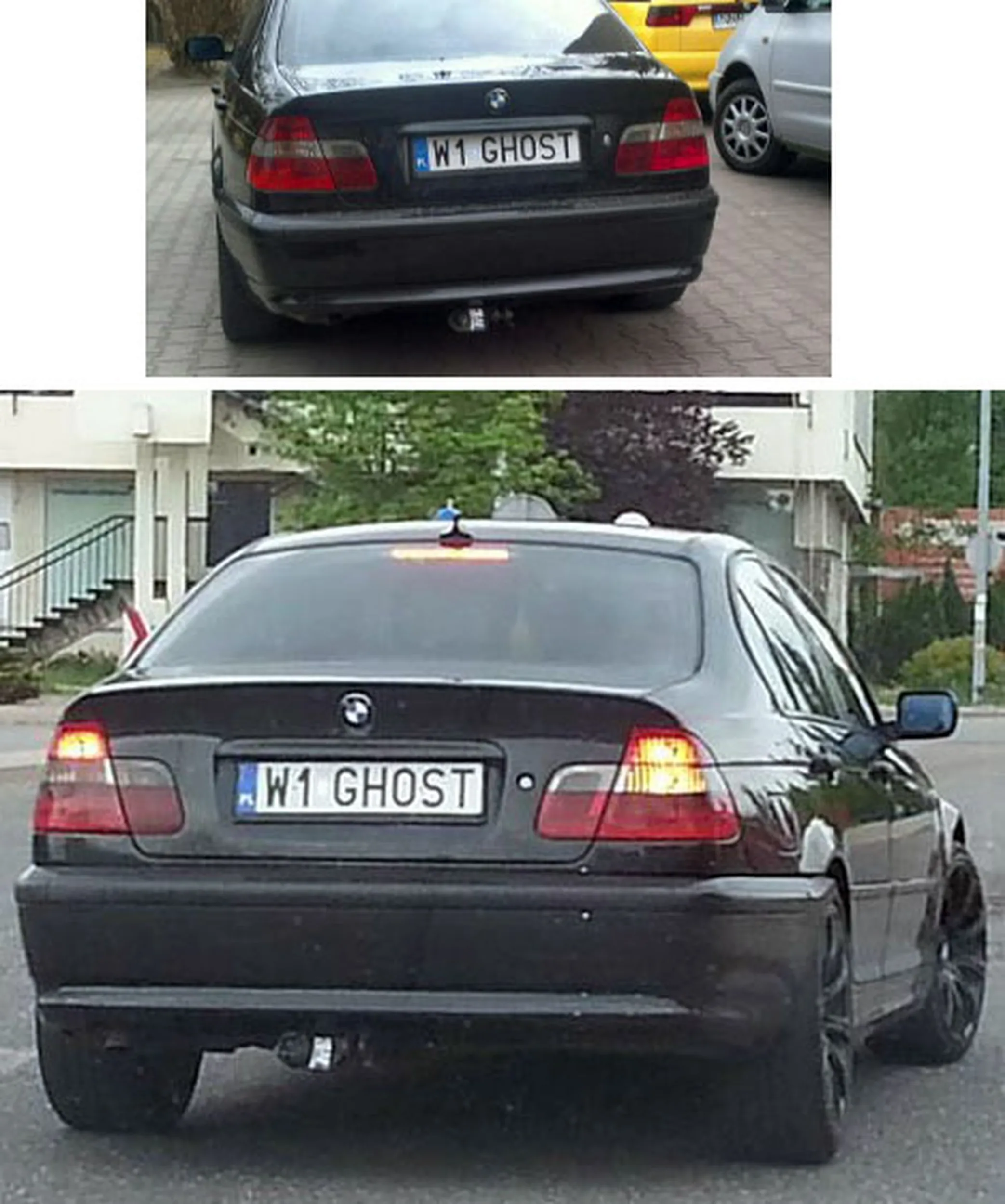 Fajny numer, blacha W1 GHOST