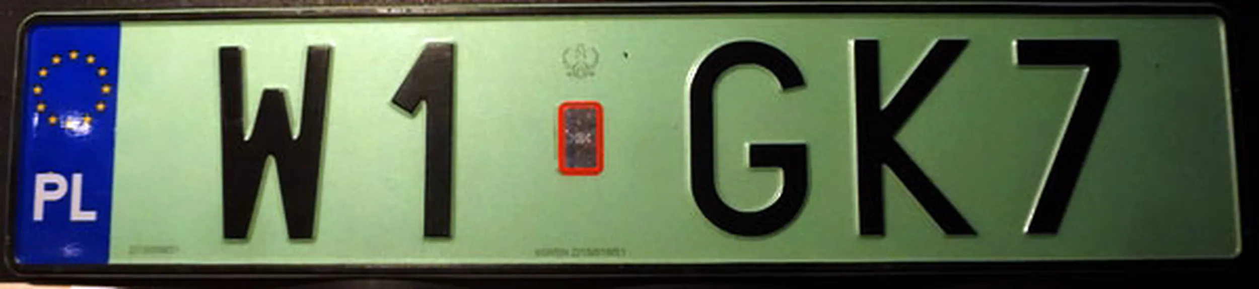 Fajny numer, blacha W1 GK7