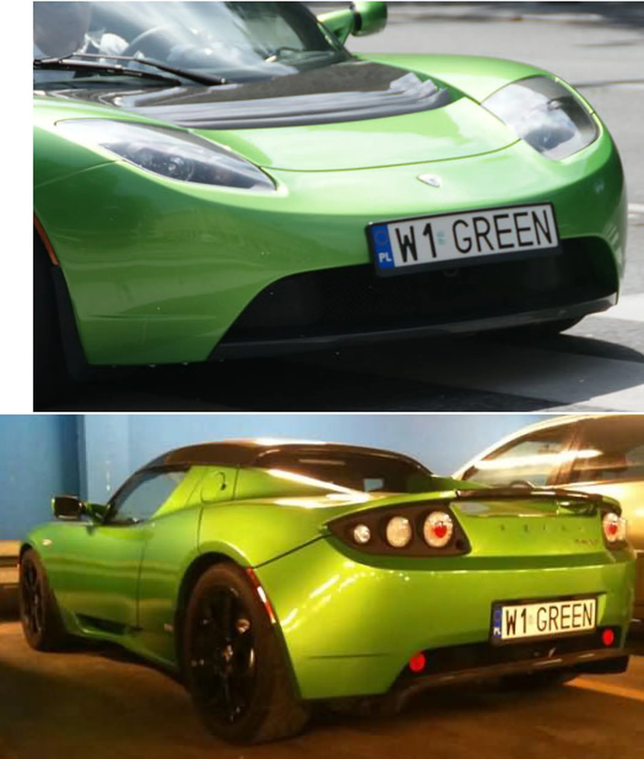 Fajny numer, blacha W1 GREEN