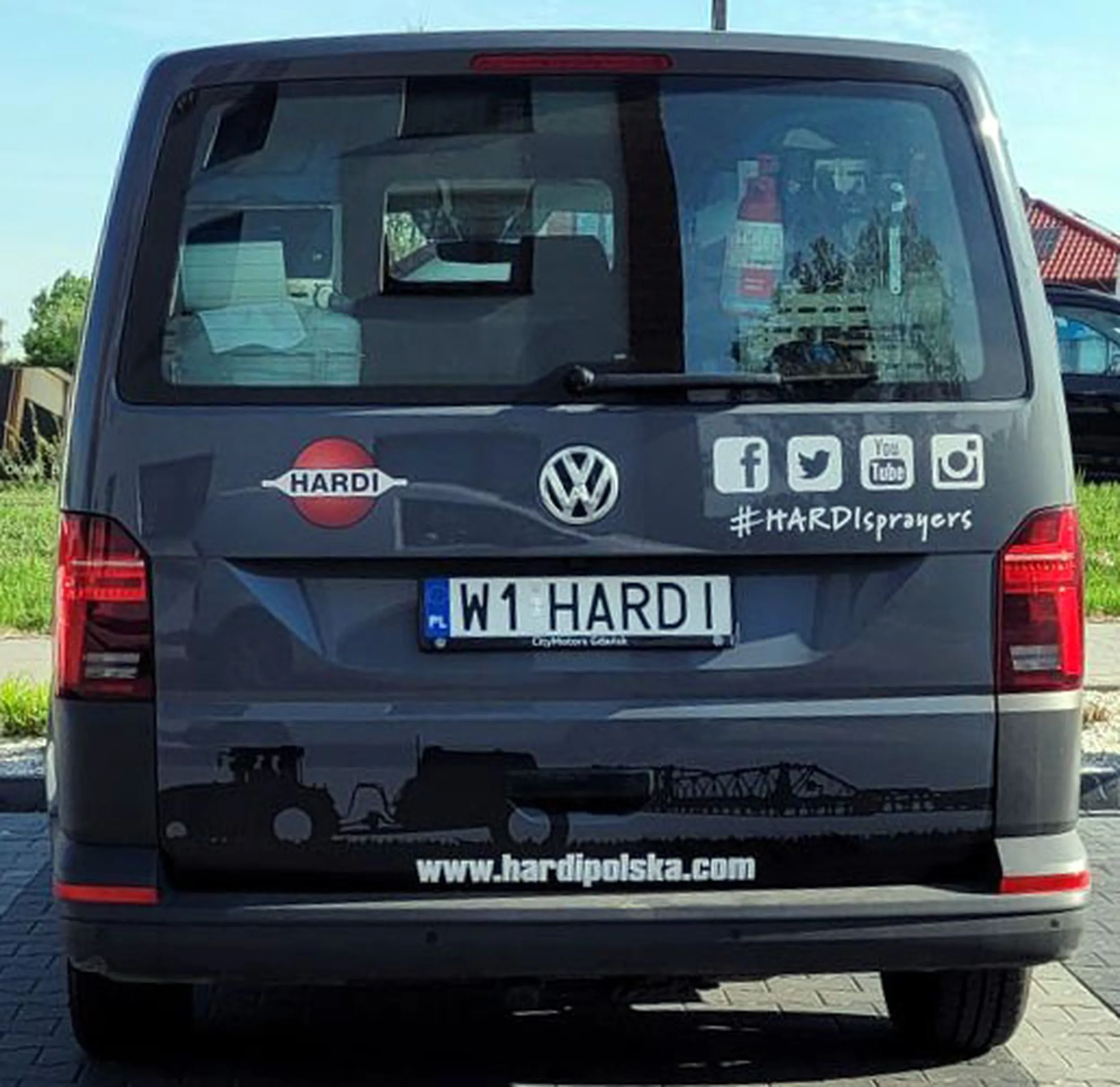 Fajny numer, blacha W1 HARDI