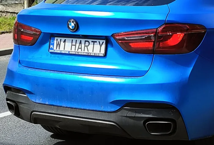 Fajny numer, blacha W1 HARTY