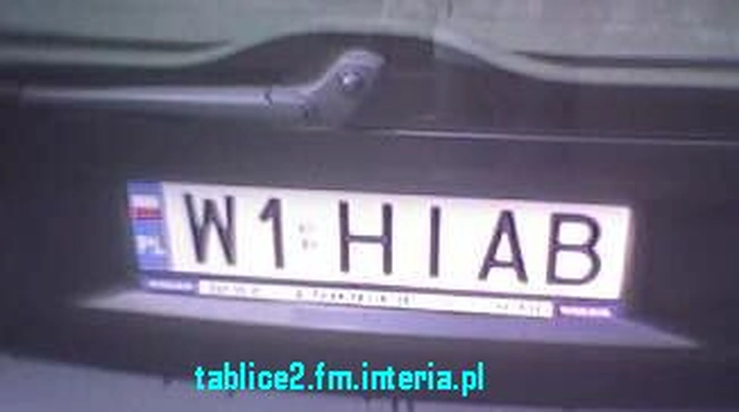 Fajny numer, blacha W1 HIAB