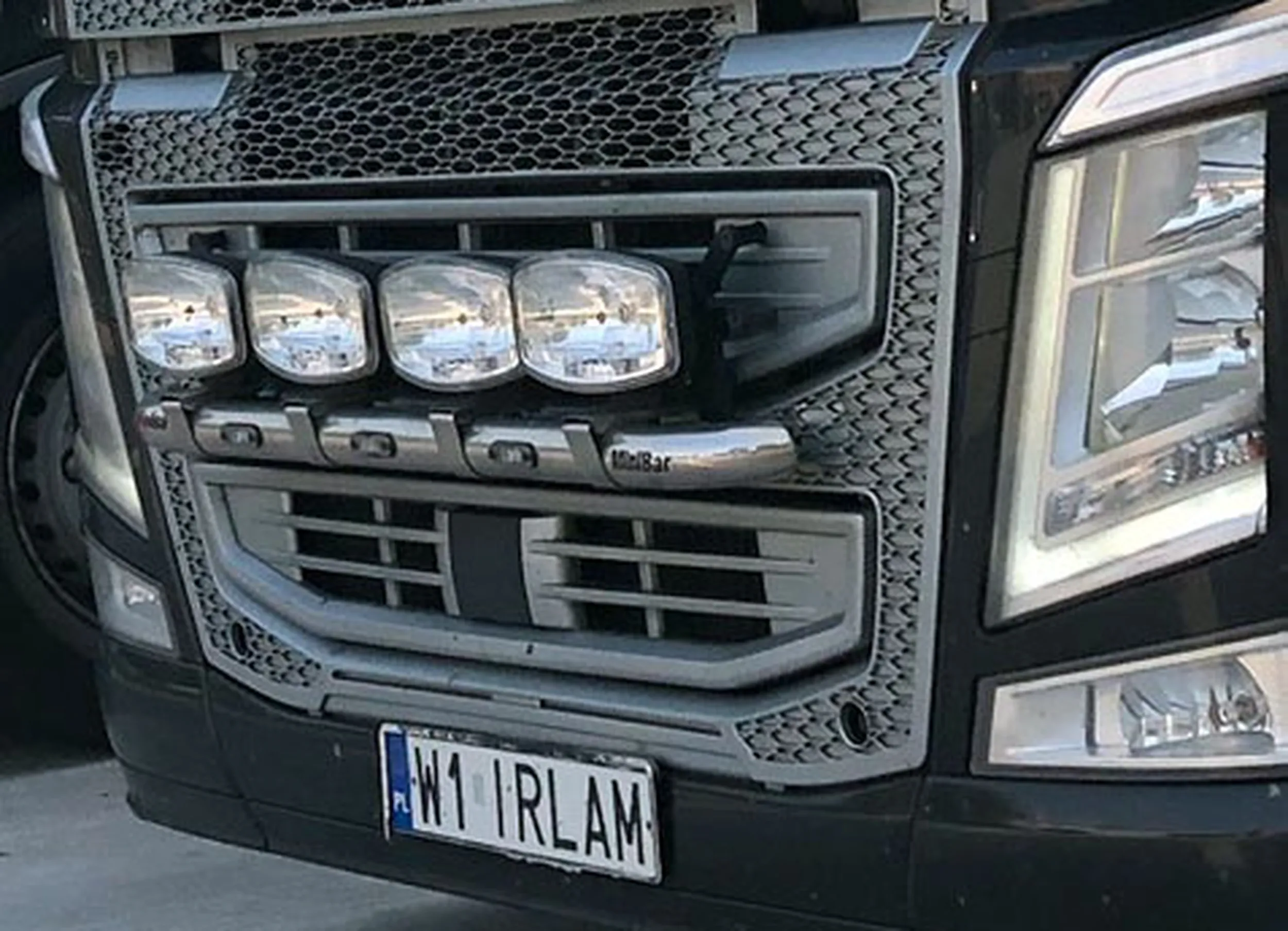 Fajny numer, blacha W1 IRLAM