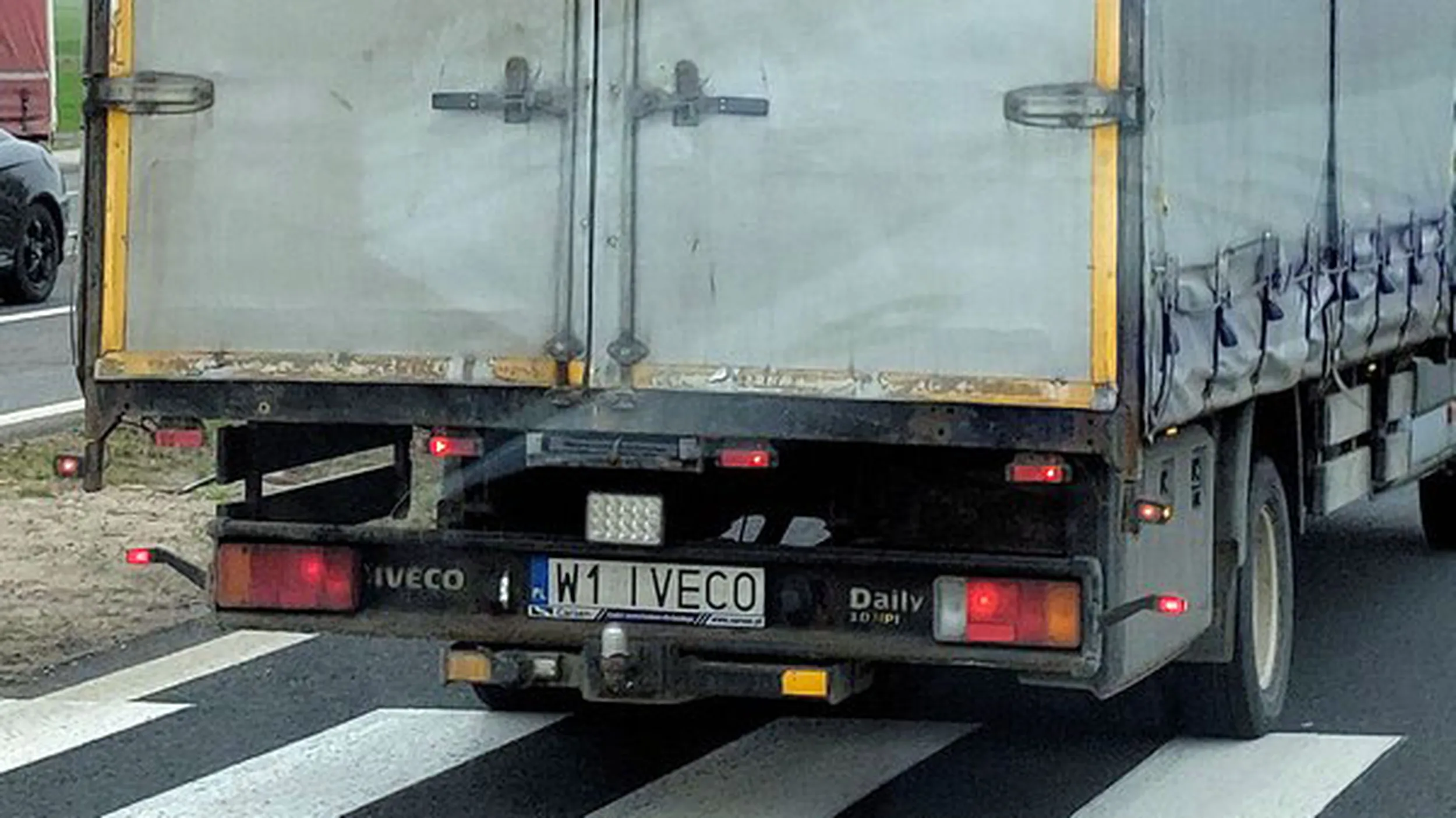 Fajny numer, blacha W1 IVECO