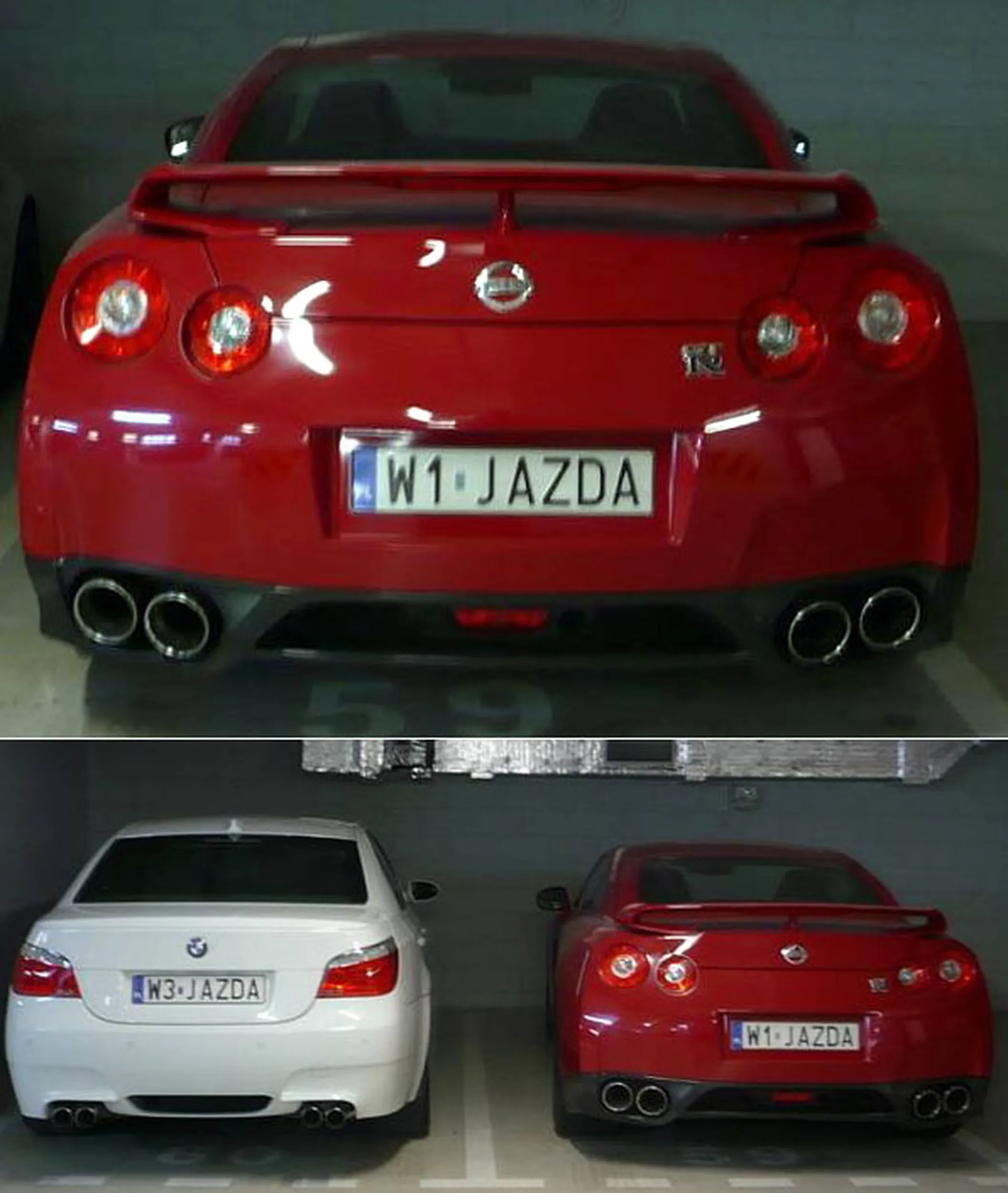 Fajny numer, blacha W1 JAZDA