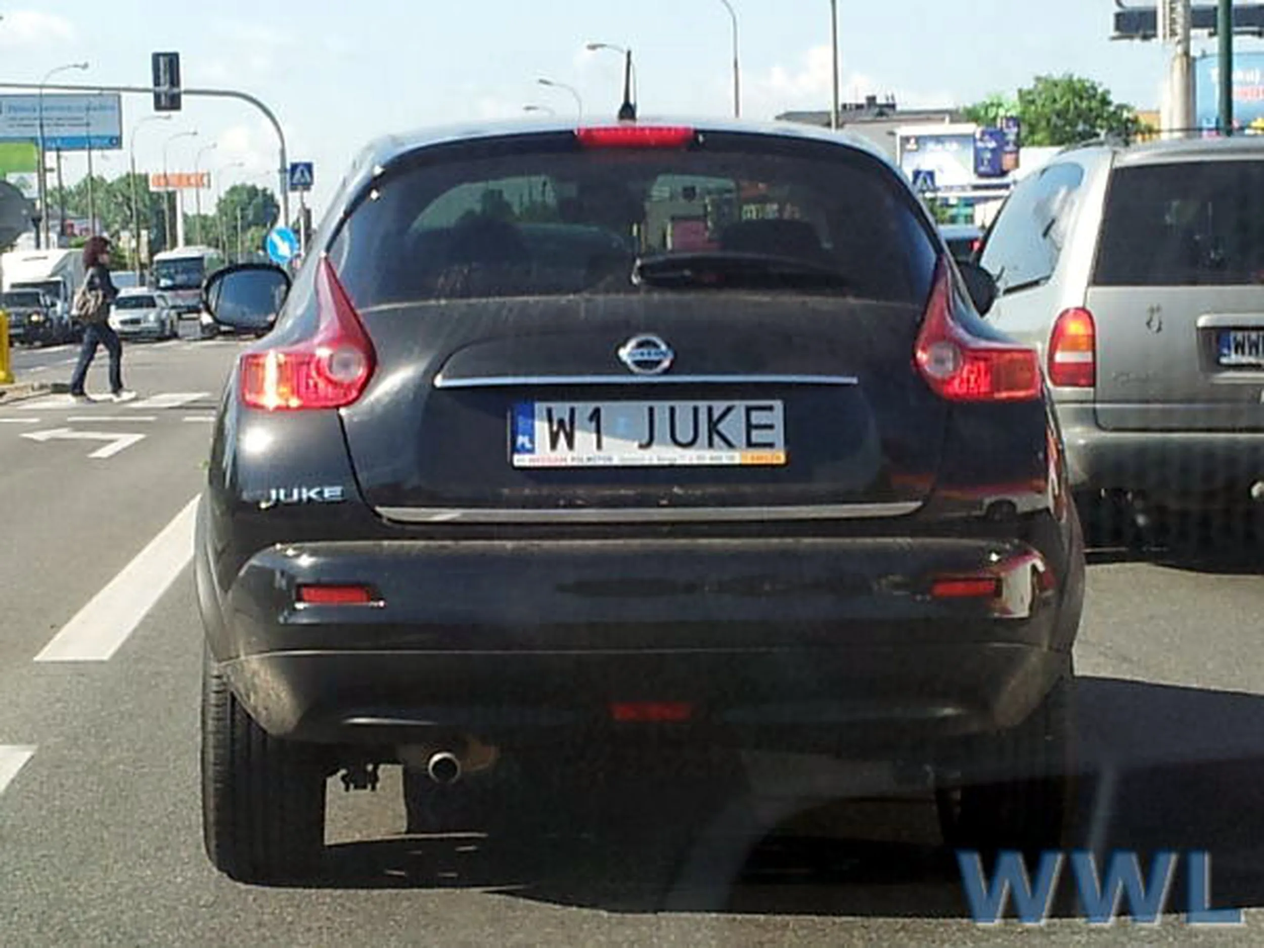 Fajny numer, blacha W1 JUKE