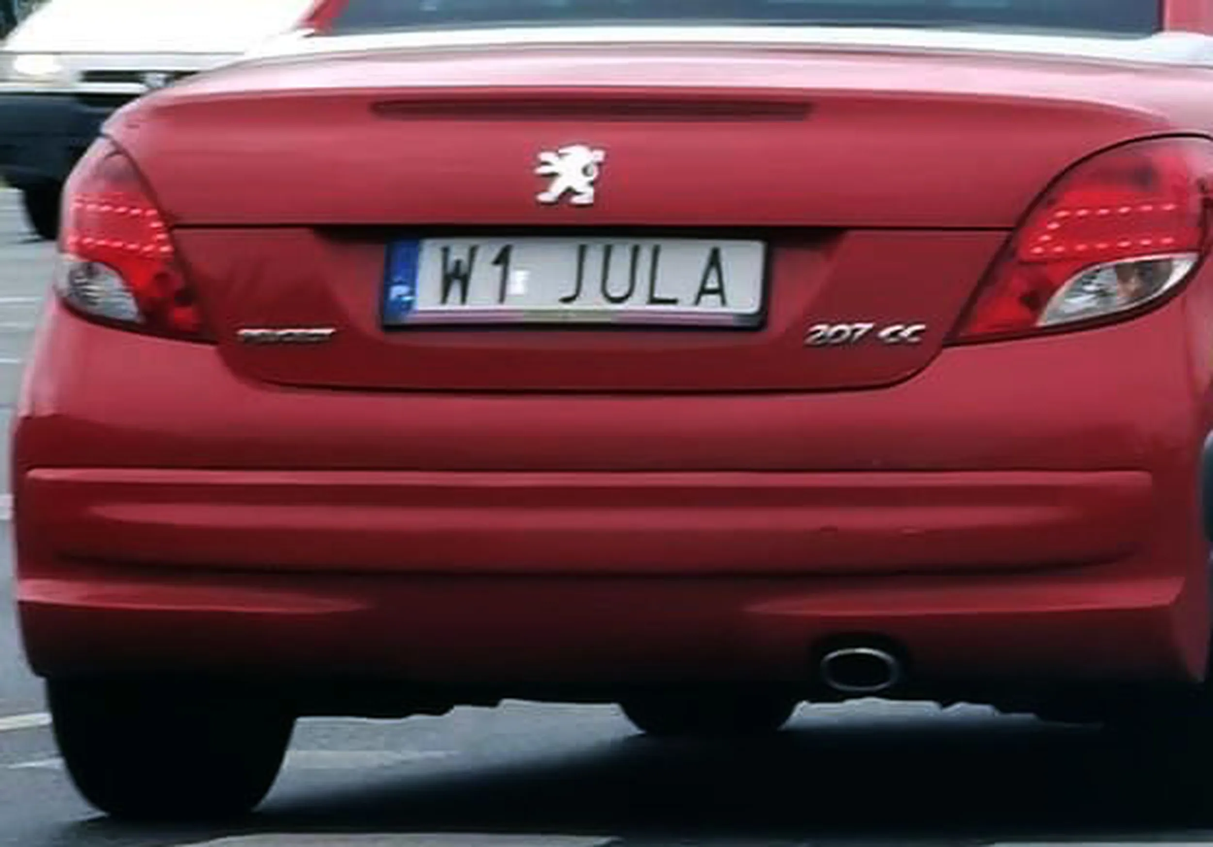 Fajny numer, blacha W1 JULA