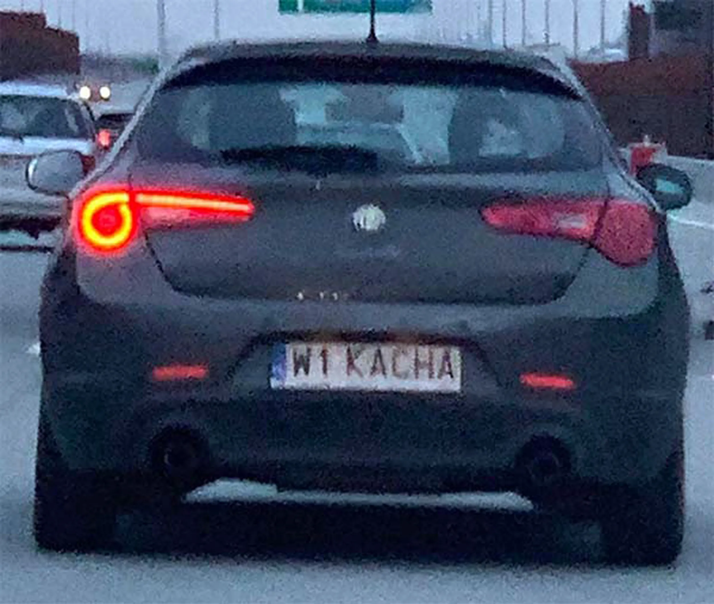 Fajny numer, blacha W1 KACHA