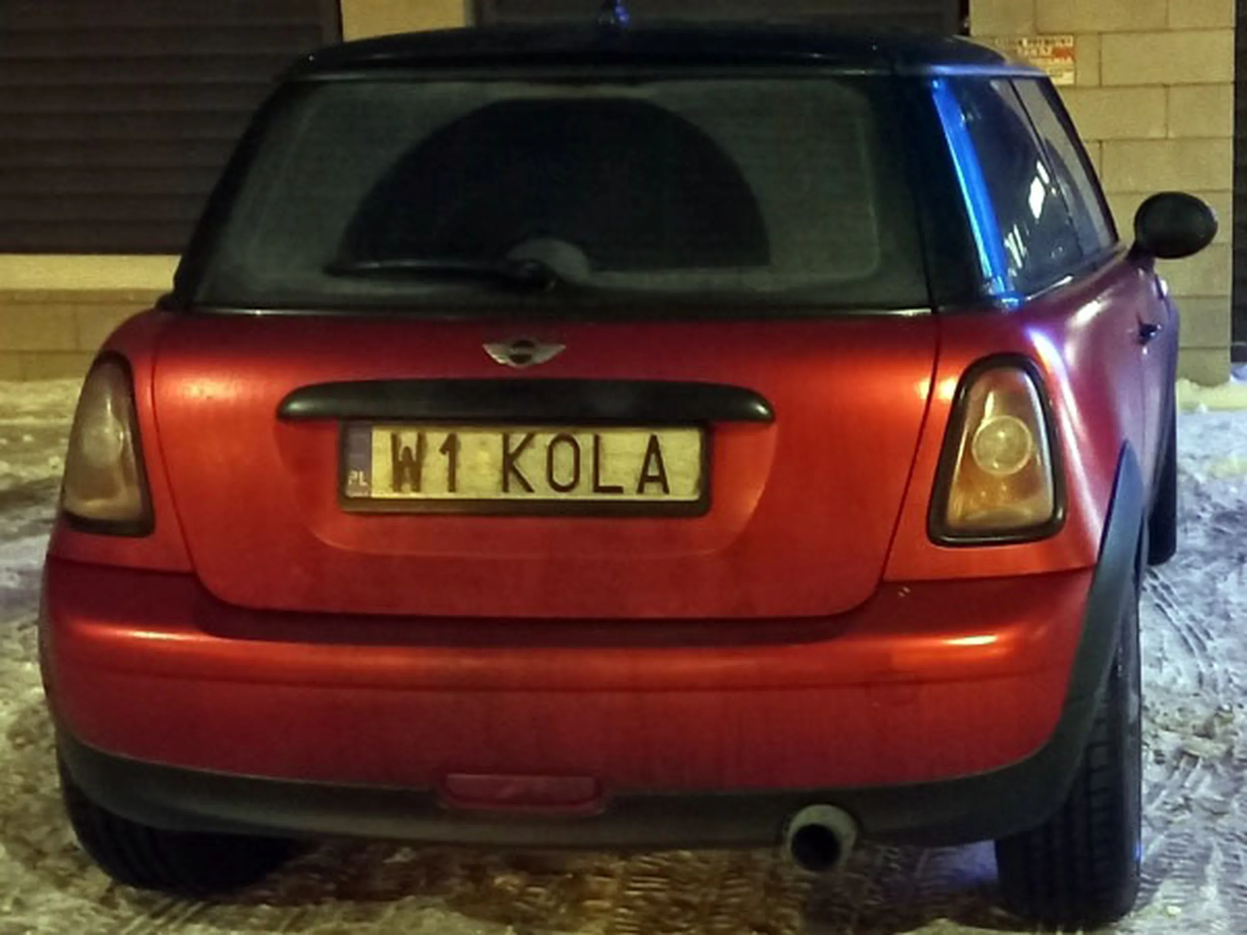 Fajny numer, blacha W1 KOLA