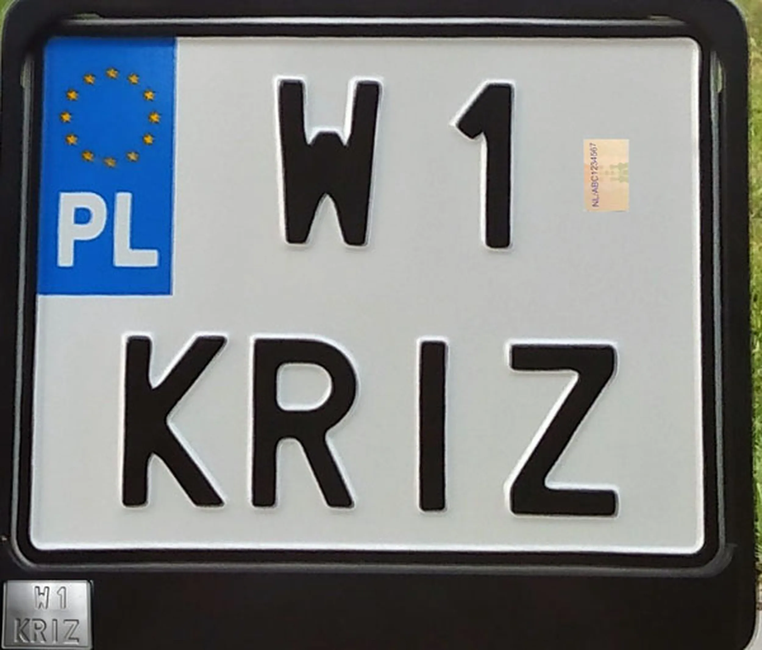 Fajny numer, blacha W1 KRIZ