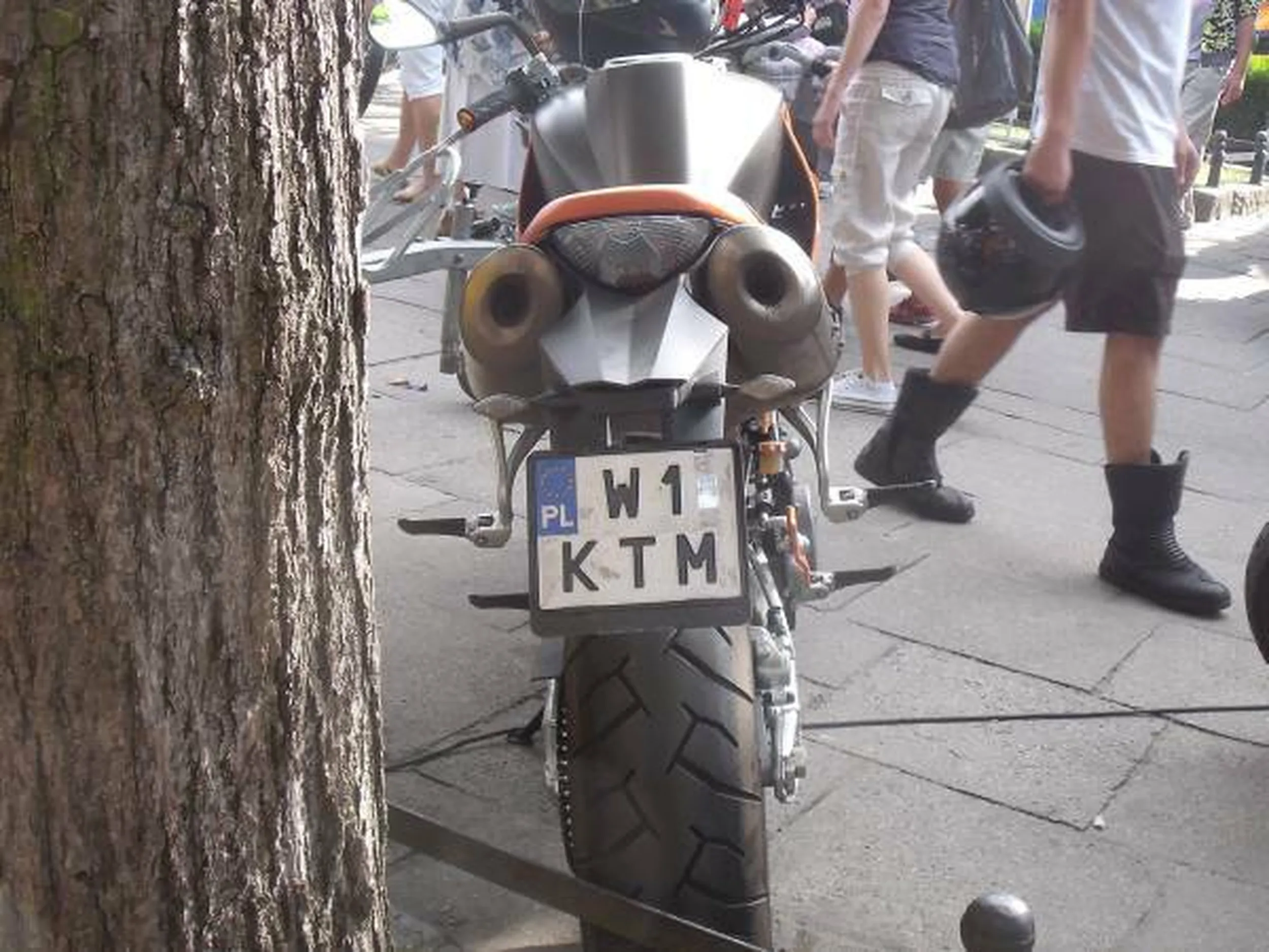 Fajny numer, blacha W1 KTM