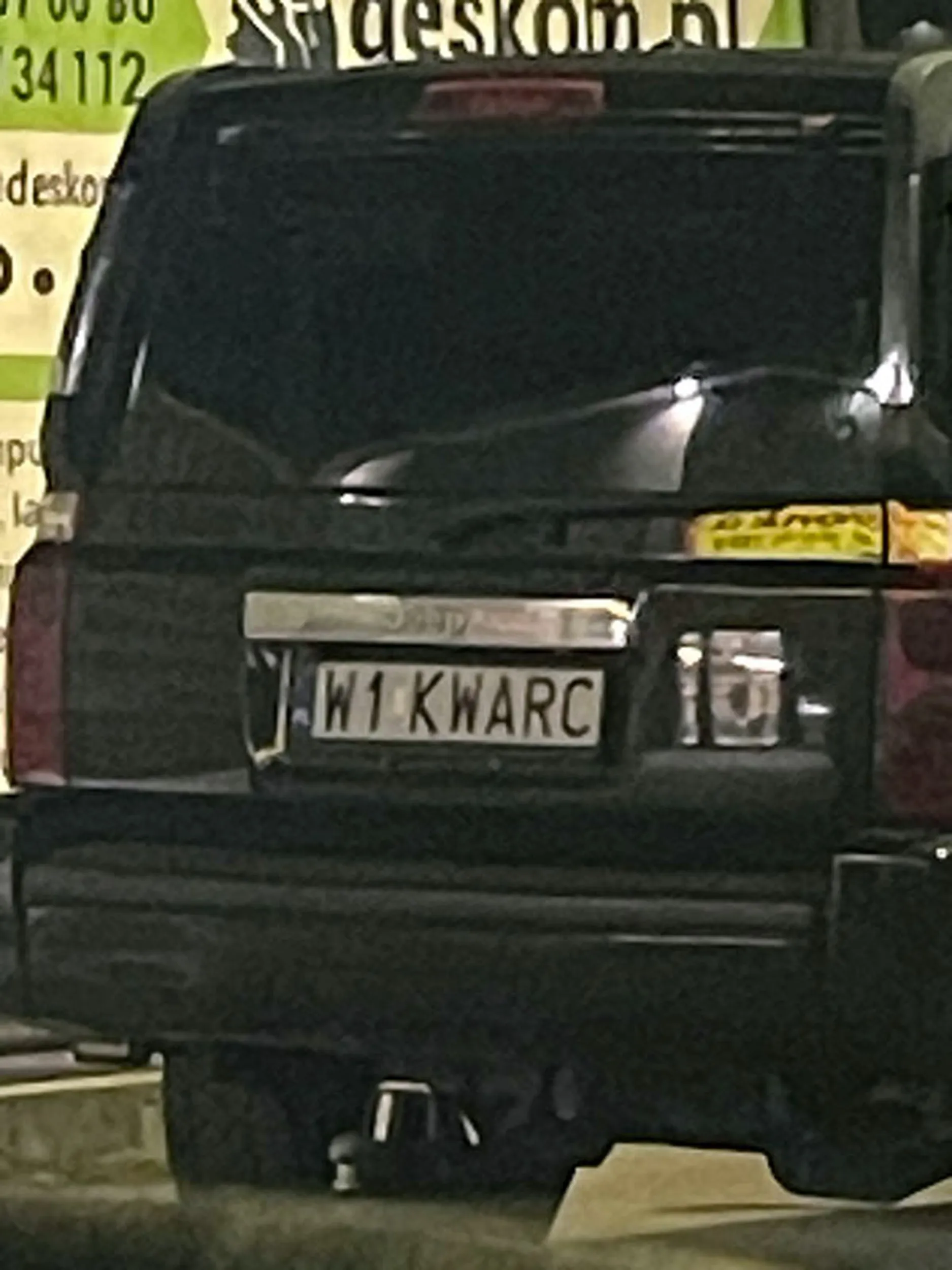 Fajny numer, blacha W1 KWARC