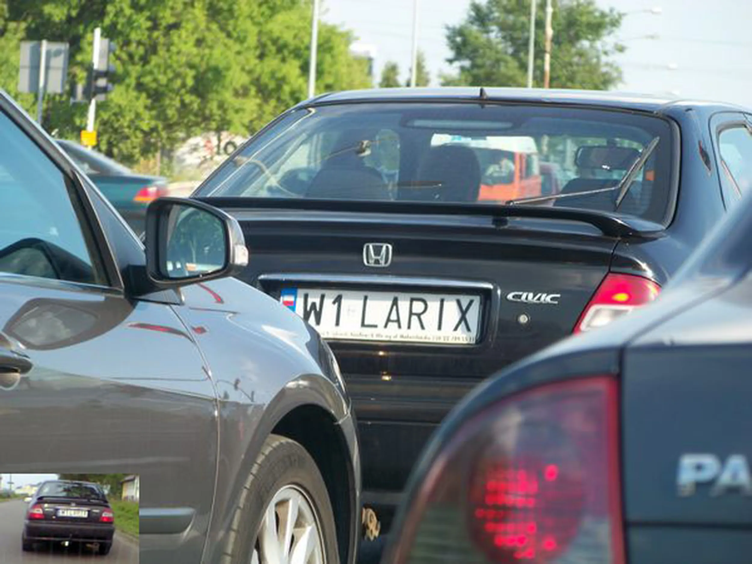 Fajny numer, blacha W1 LARIX