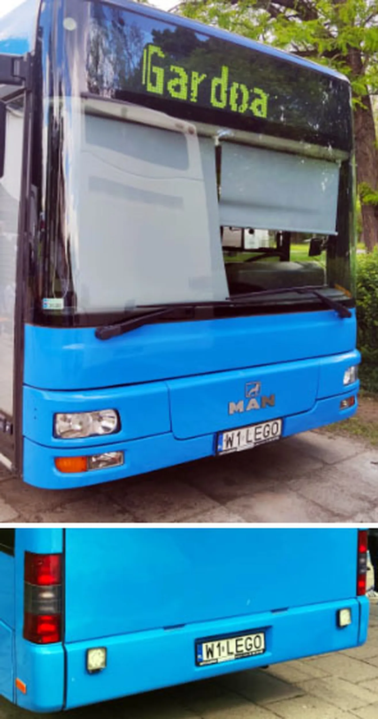 Fajny numer, blacha W1 LEGO