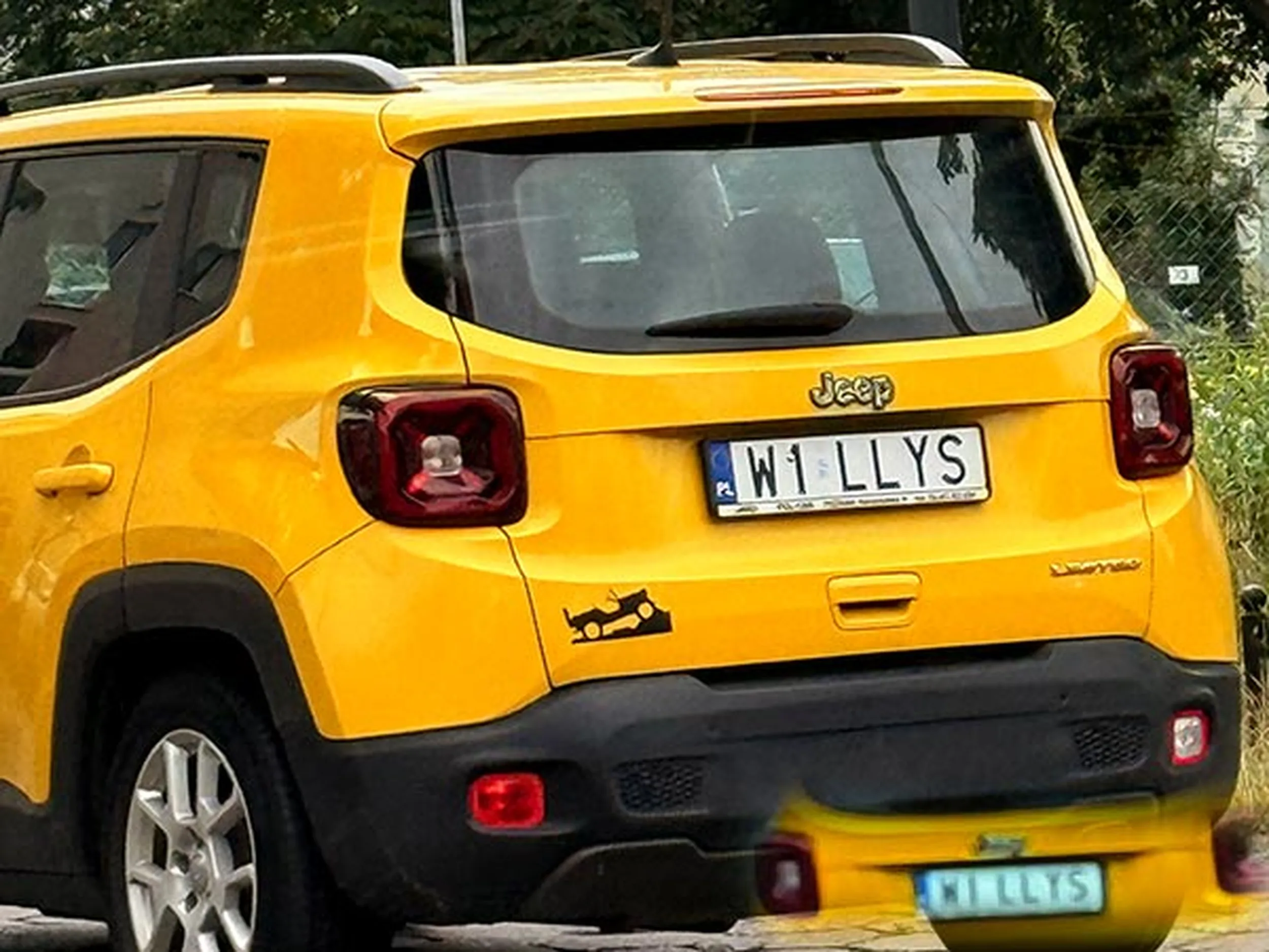 Fajny numer, blacha W1 LLYS