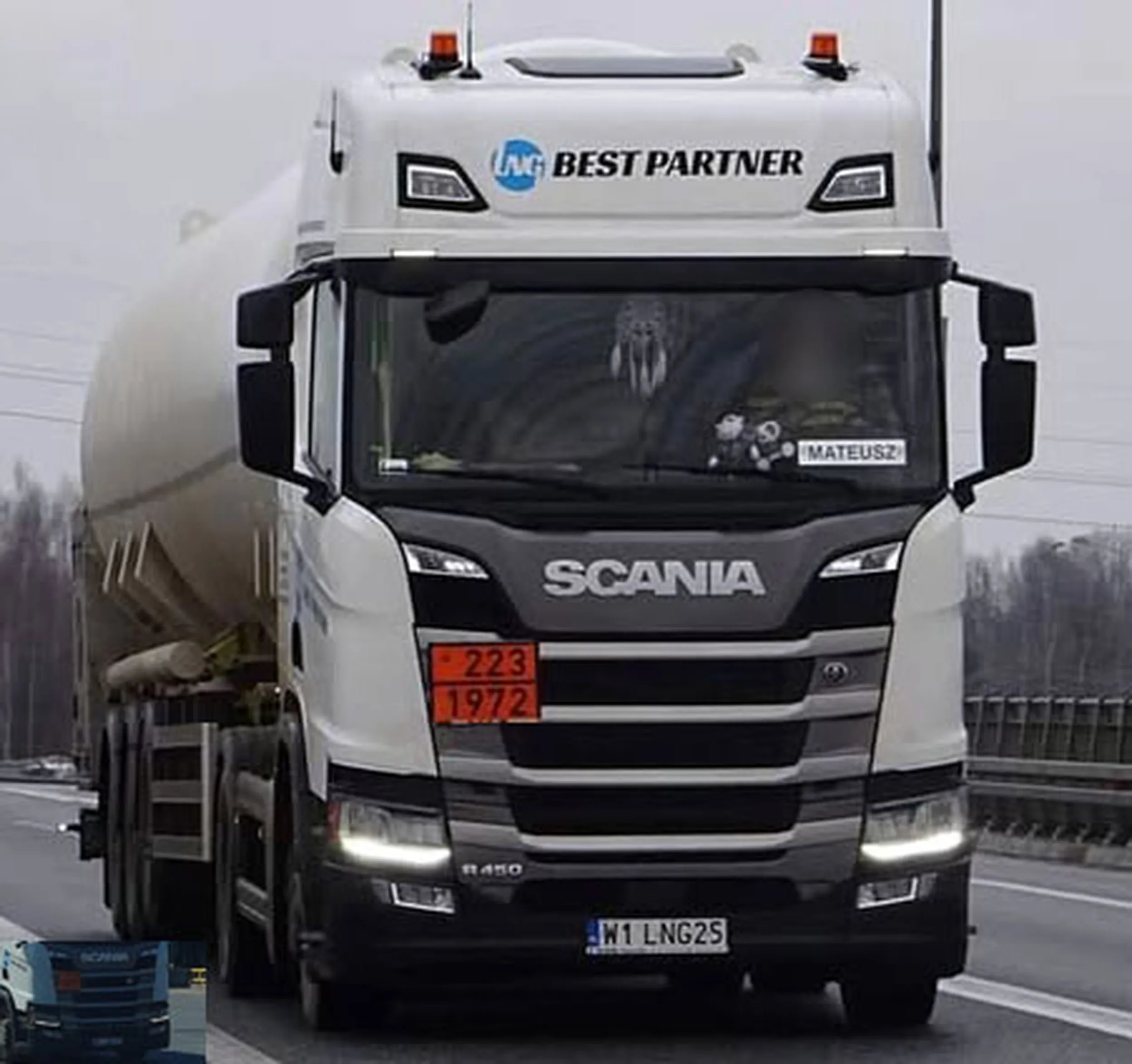 Fajny numer, blacha W1 LNG25