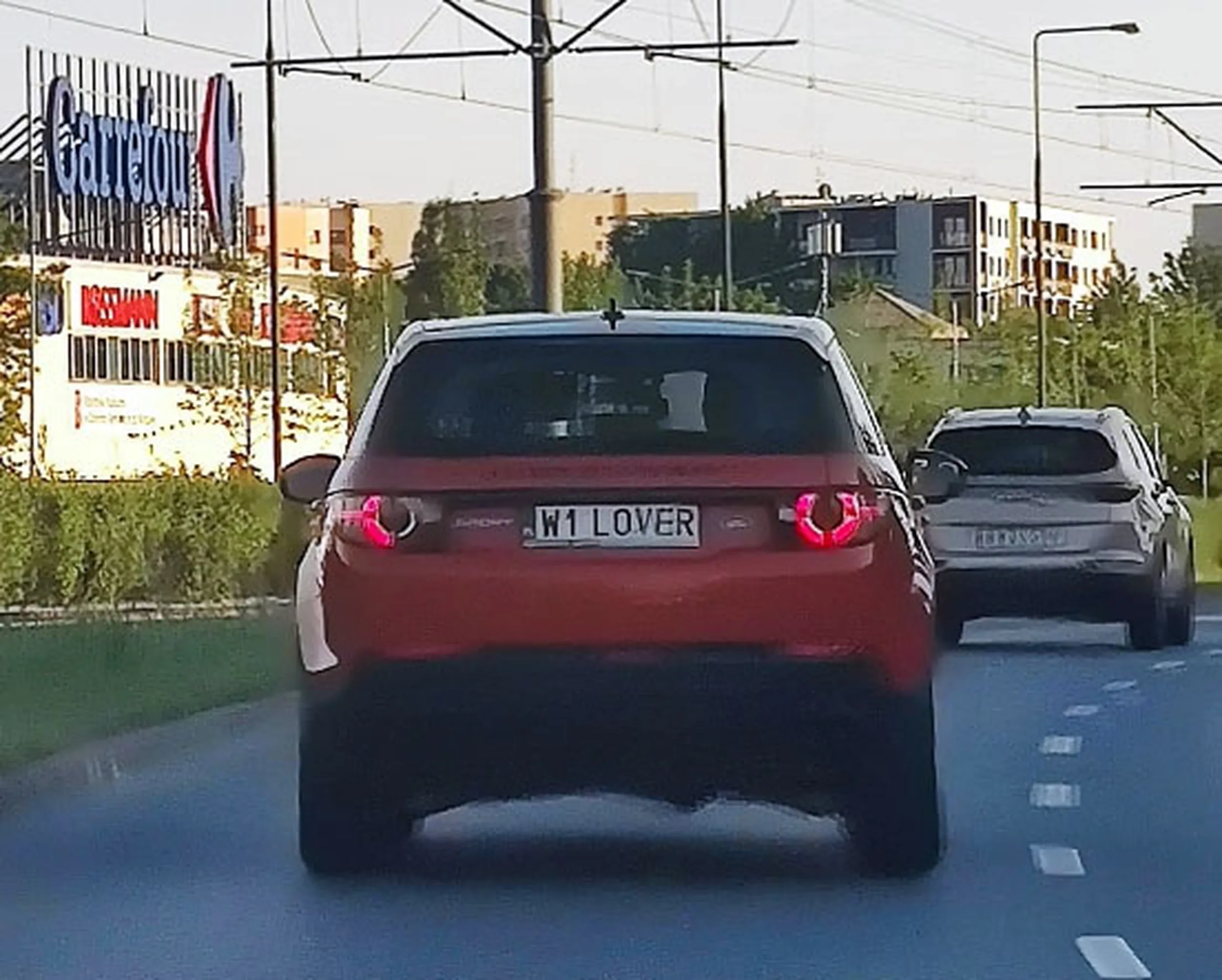 Fajny numer, blacha W1 LOVER