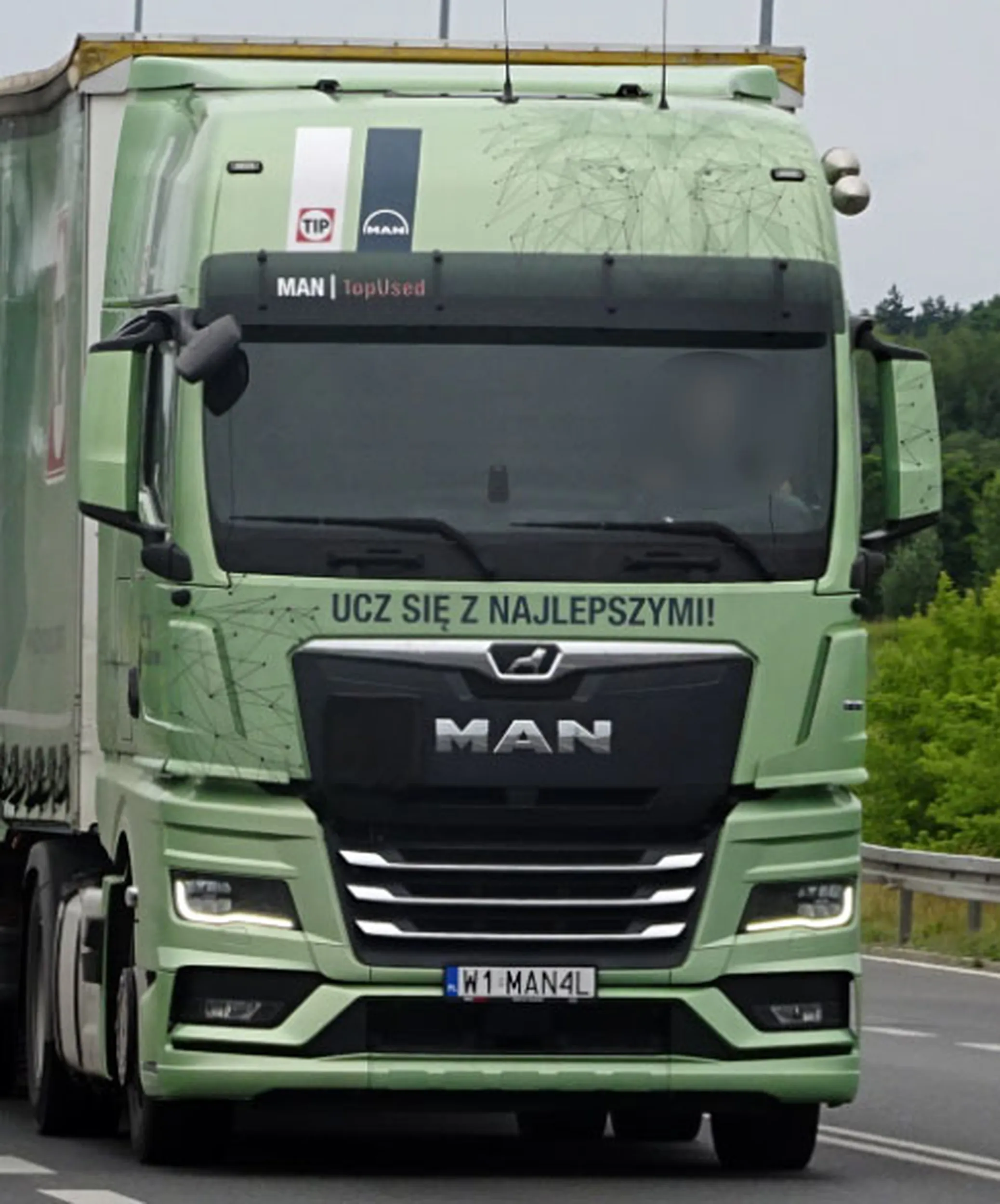 Fajny numer, blacha W1 MAN4L