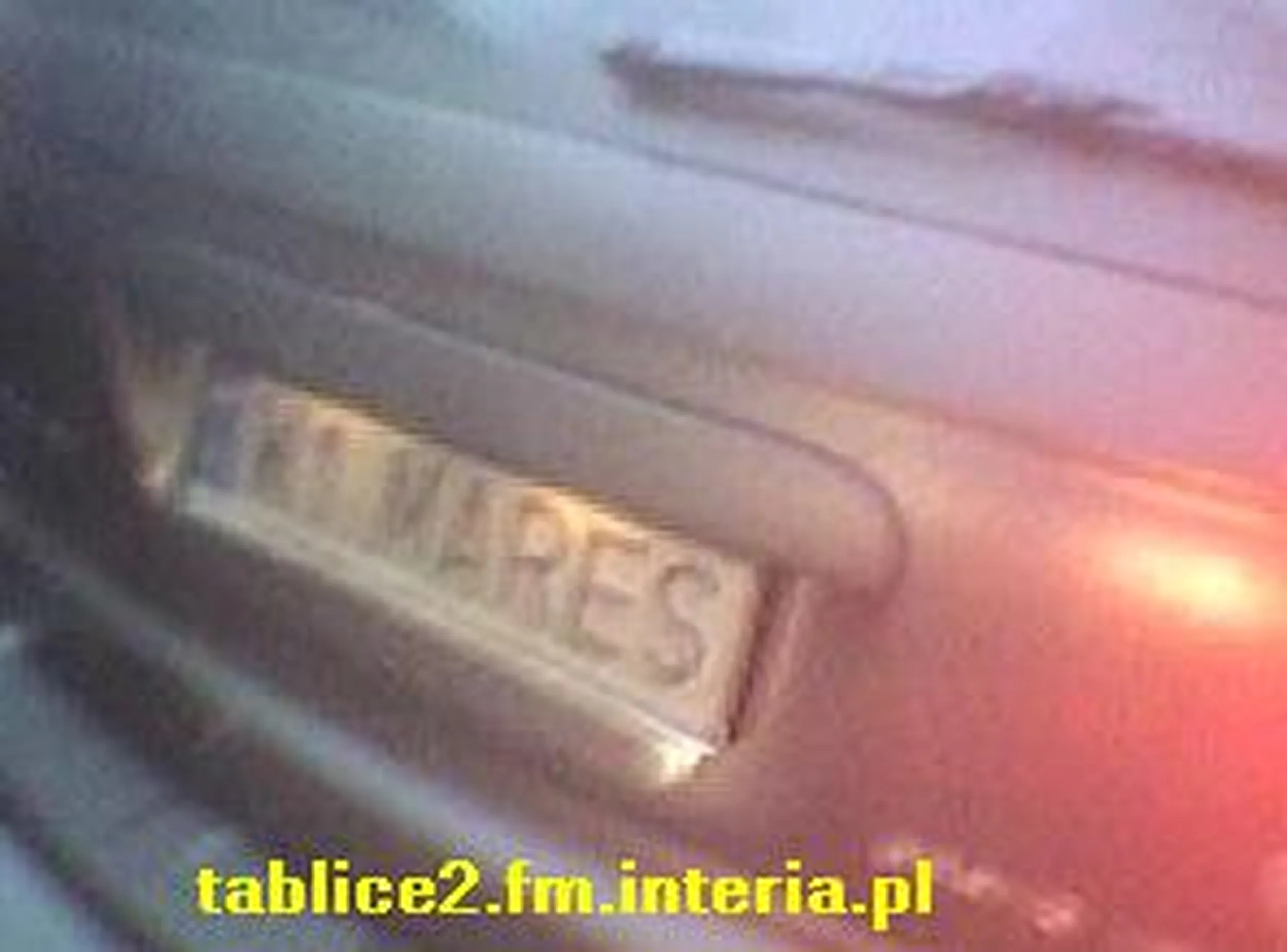 Fajny numer, blacha W1 MARES