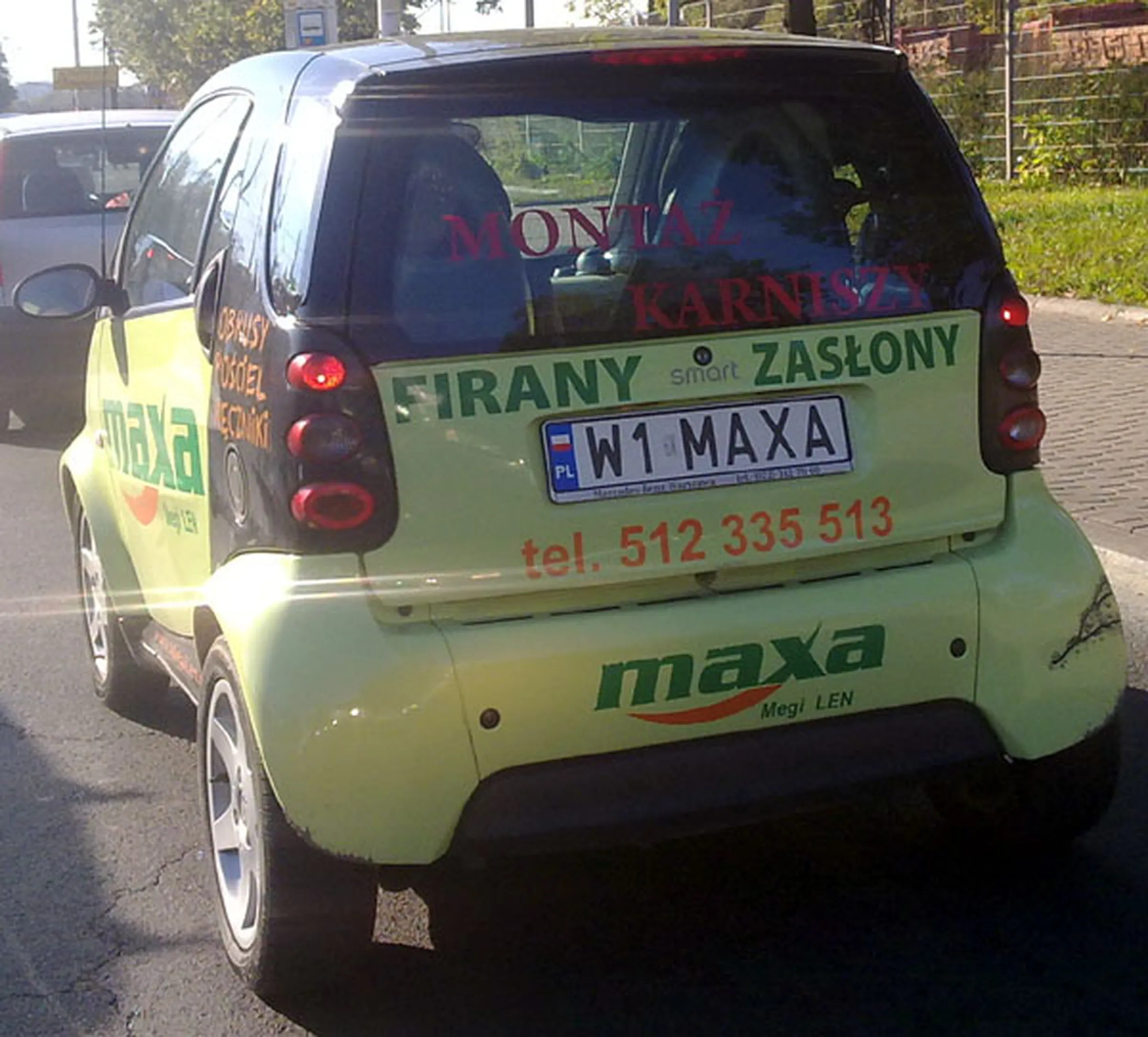 Fajny numer, blacha W1 MAXA