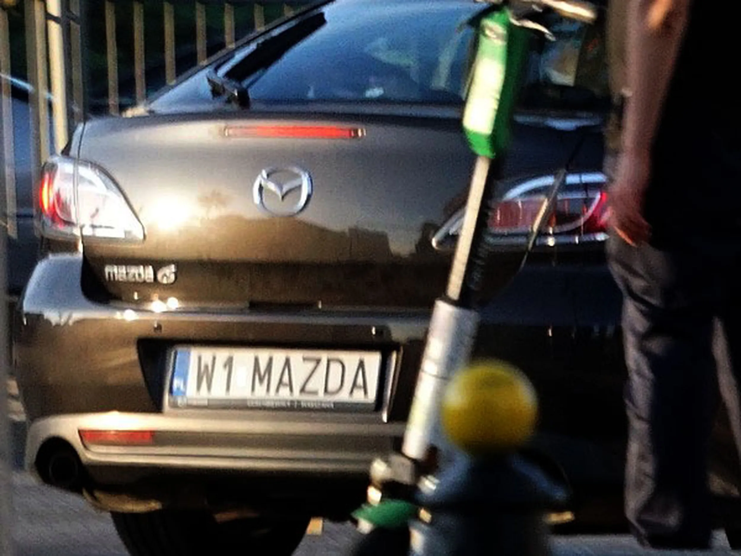 Fajny numer, blacha W1 MAZDA
