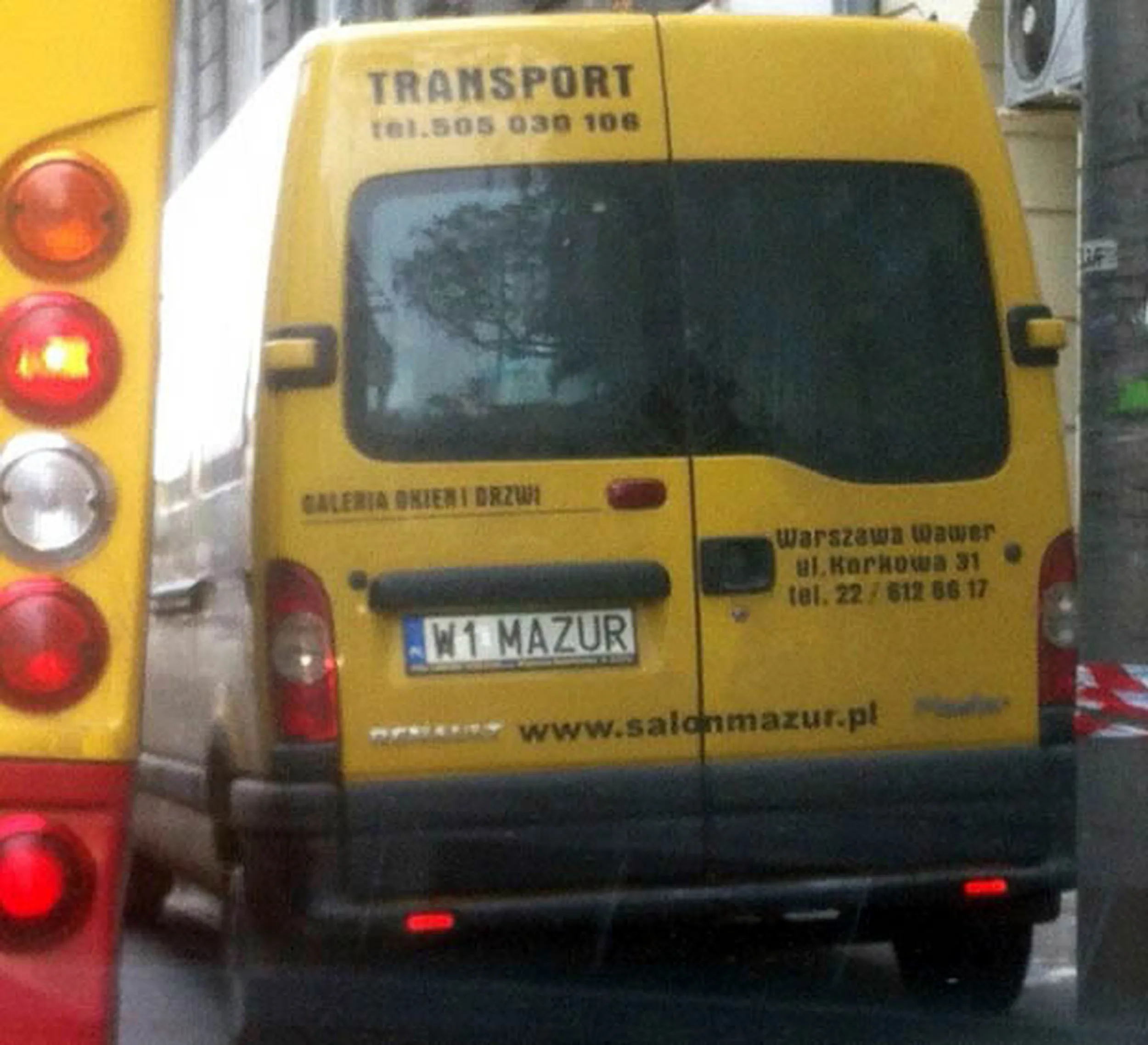 Fajny numer, blacha W1 MAZUR