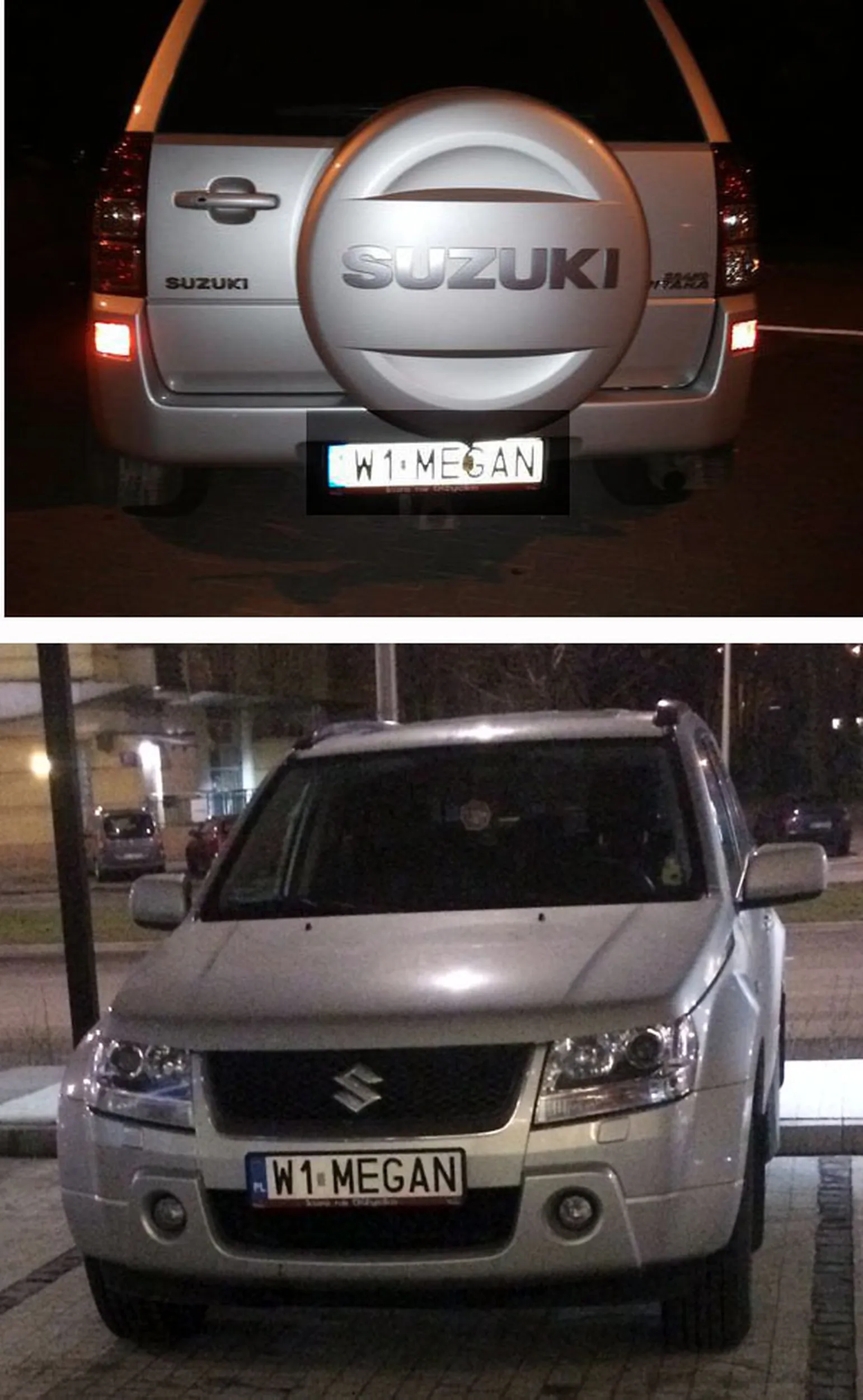 Fajny numer, blacha W1 MEGAN