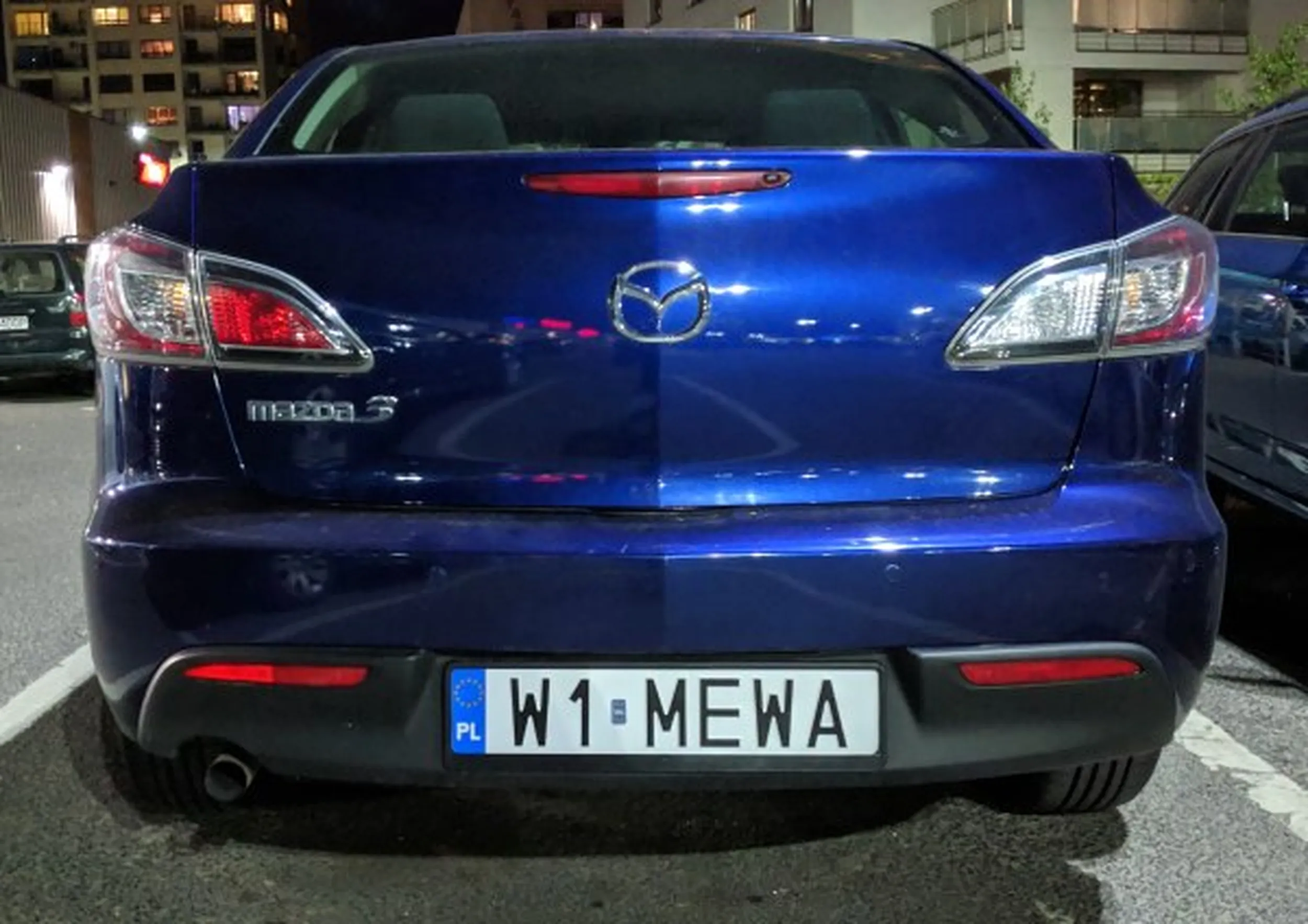 Fajny numer, blacha W1 MEWA