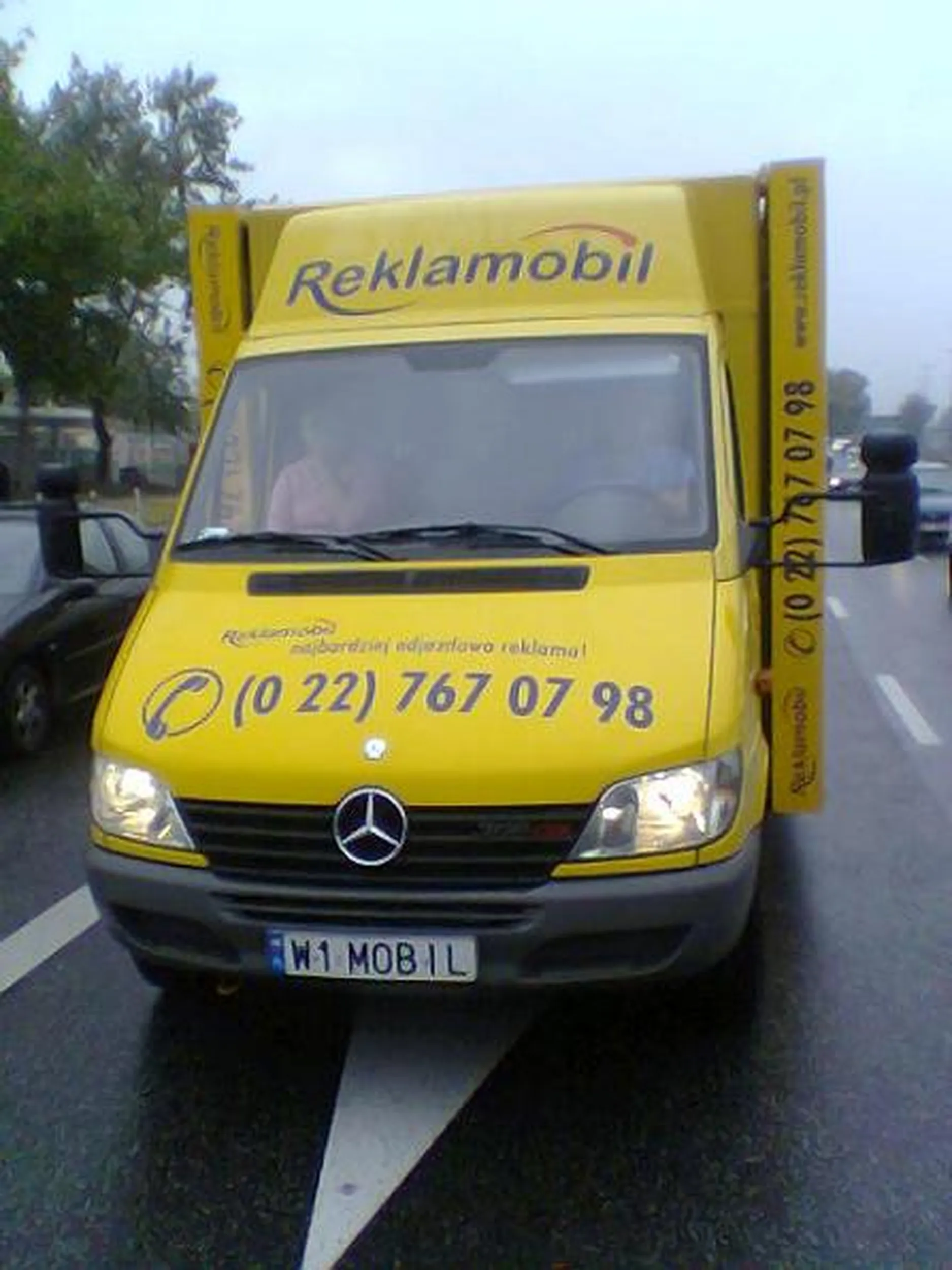 Fajny numer, blacha W1 MOBIL