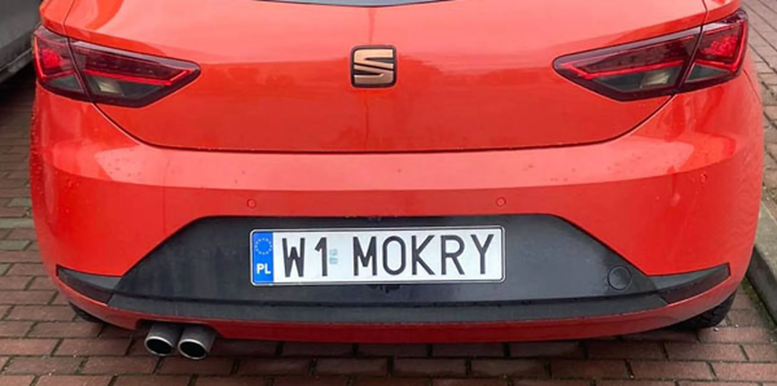 Fajny numer, blacha W1 MOKRY